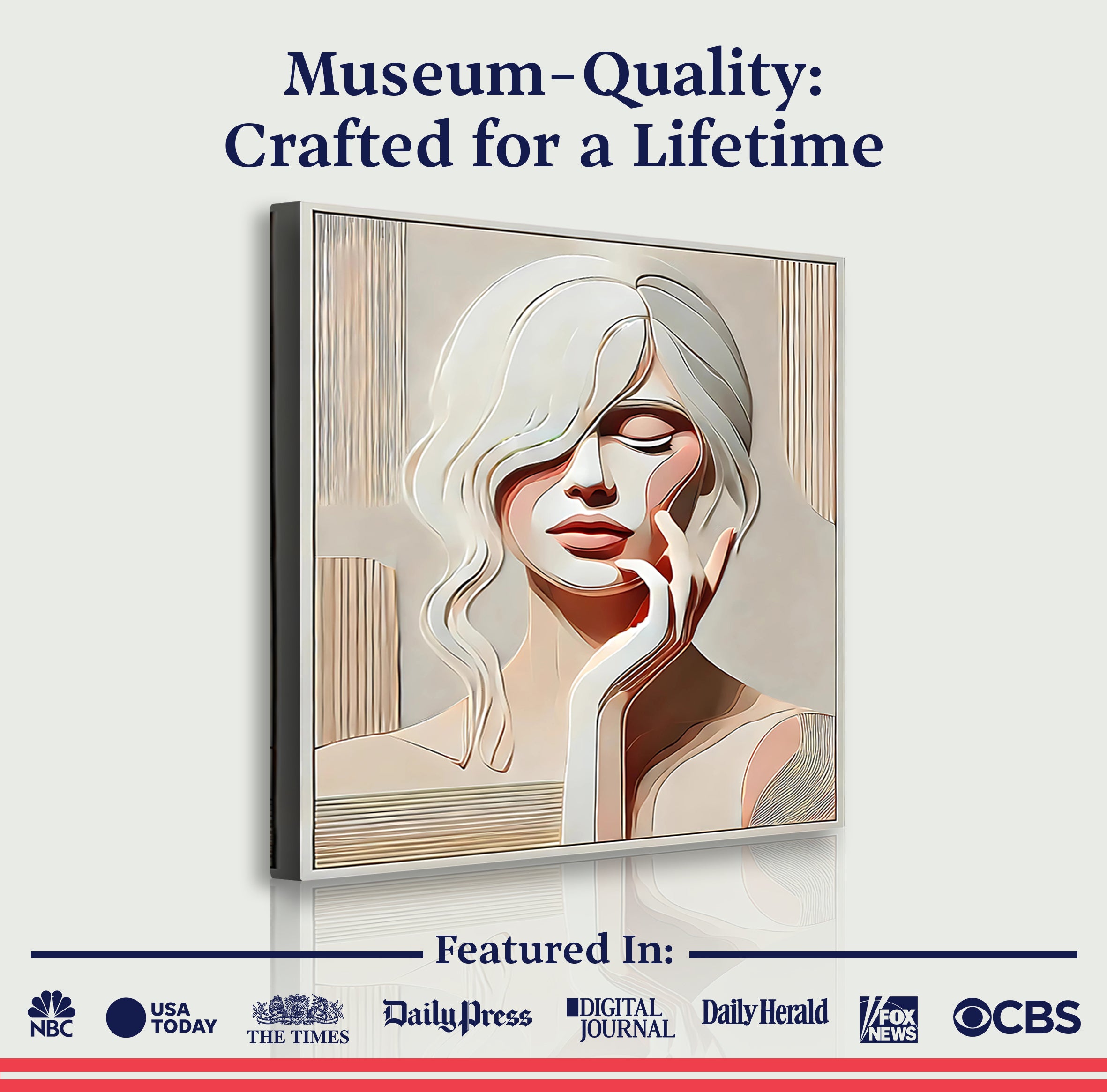 Whispered Contours Abstract Wall Art on sale at MyriadMart