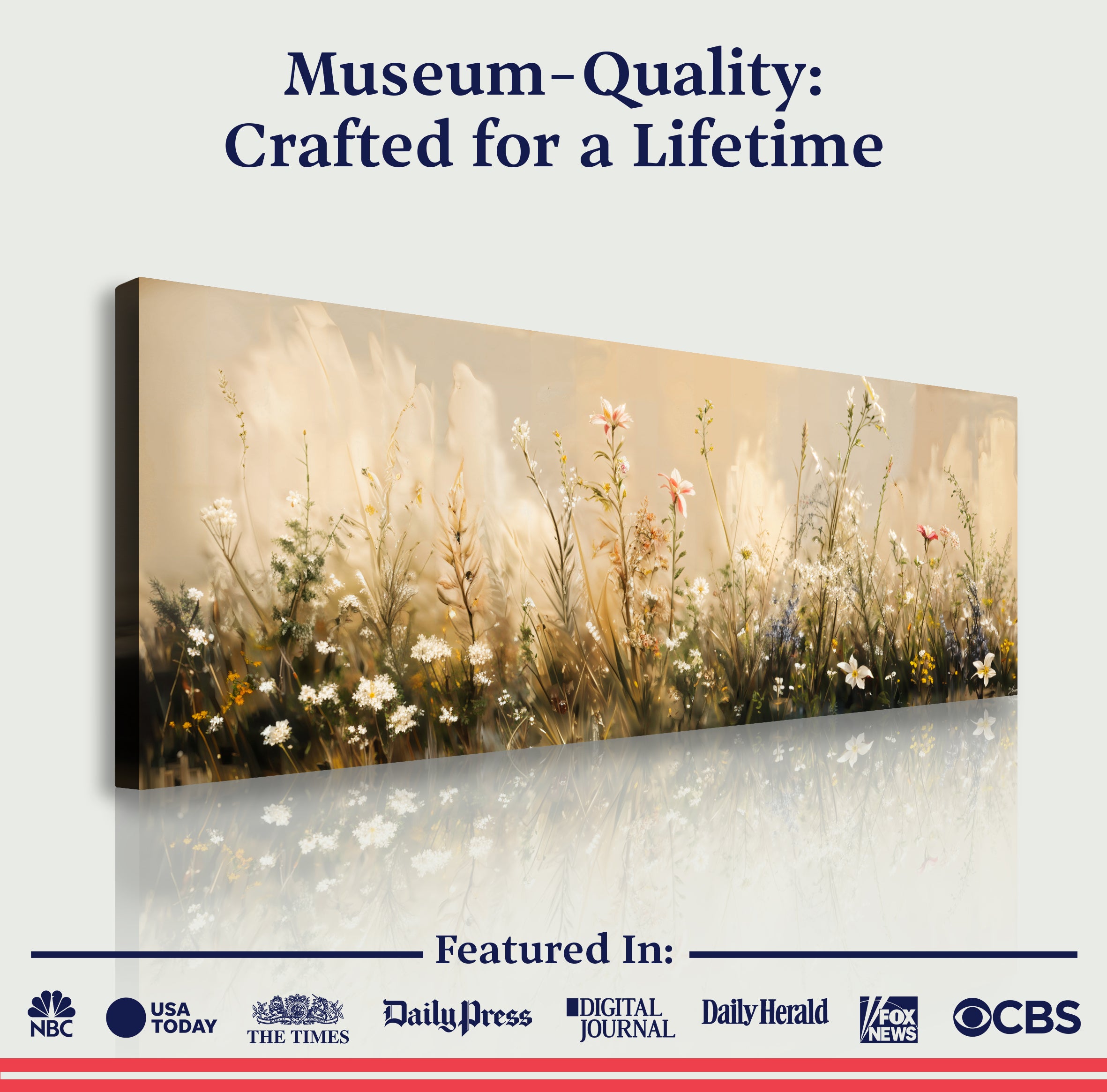 Flower Field Wall Art on sale at MyriadMart