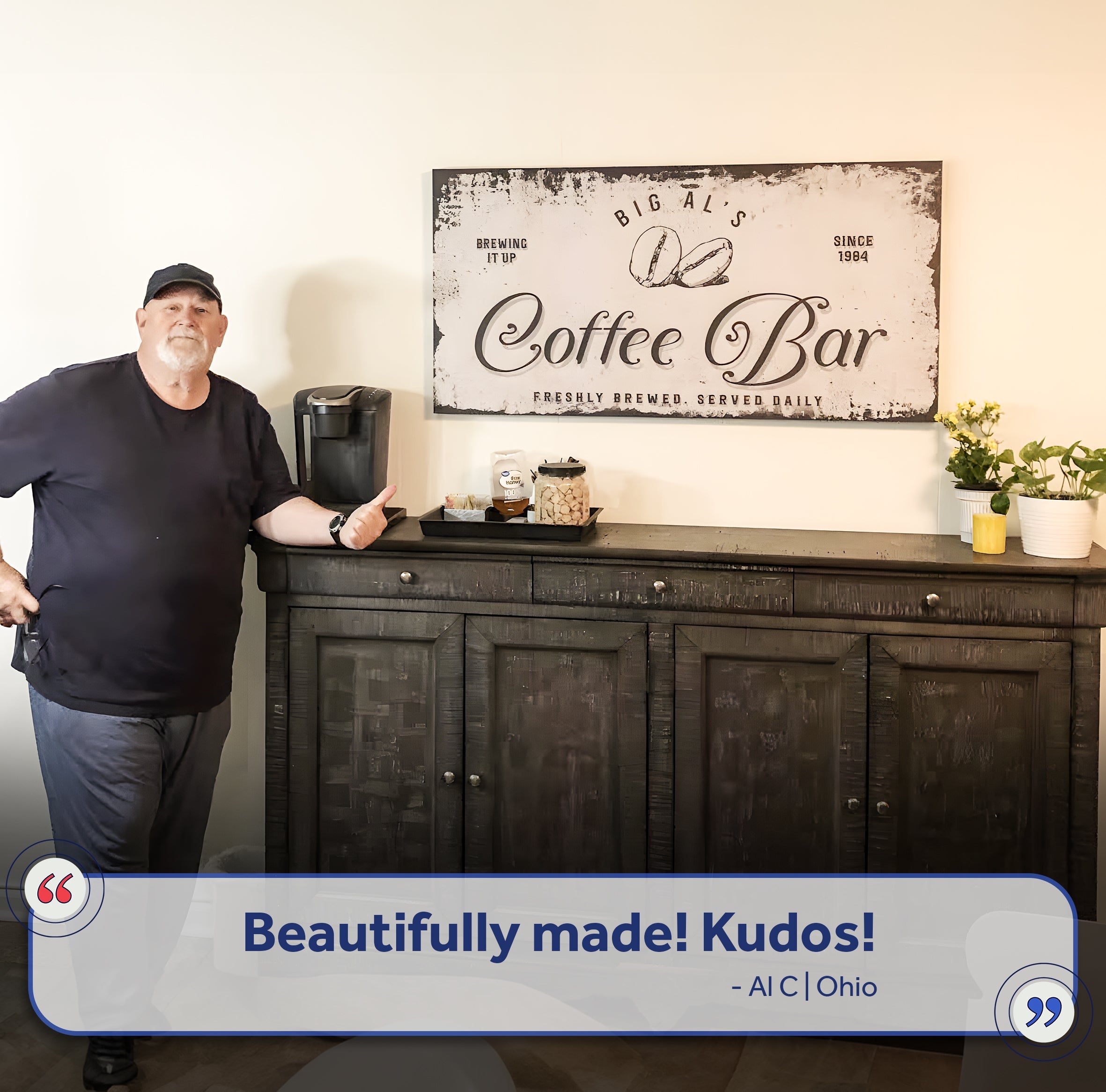 Coffee Bar Sign IV on sale at MyriadMart