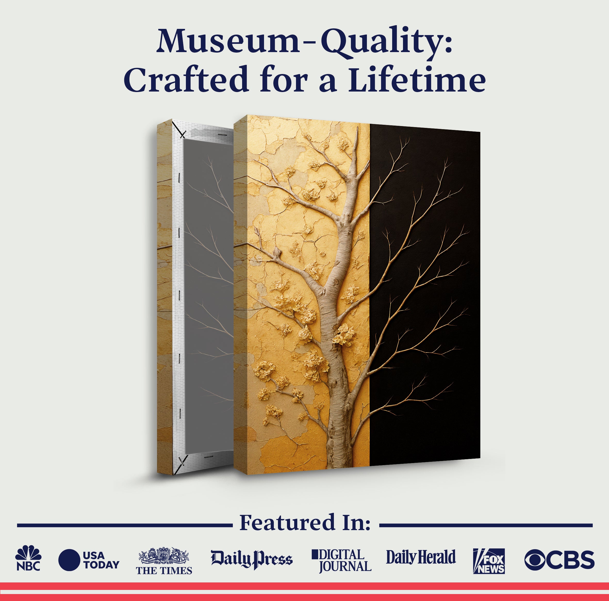 Golden Eclipse Impasto Wall Art on sale at MyriadMart