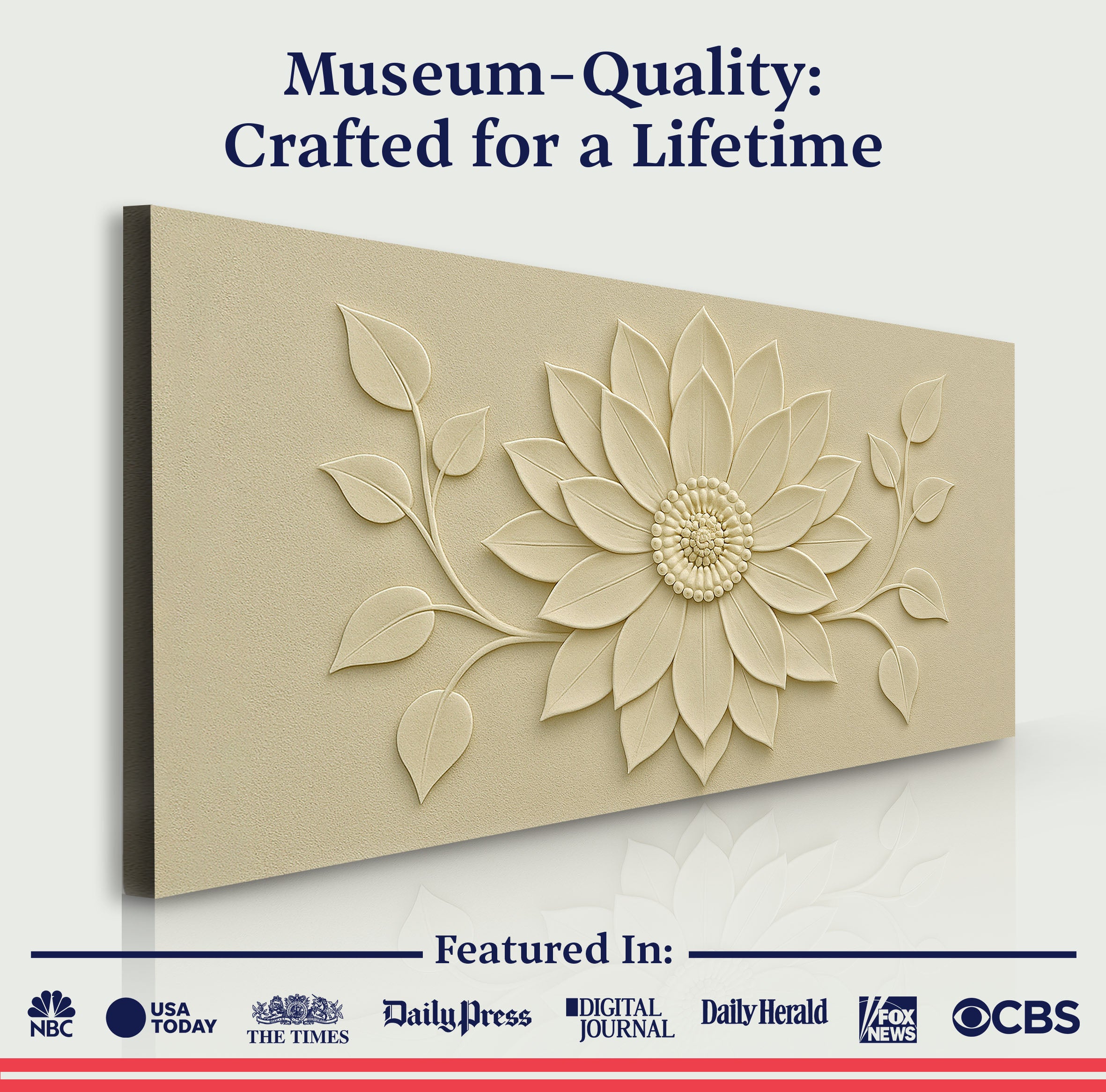 Floral Abstract Wall Art VI on sale at MyriadMart