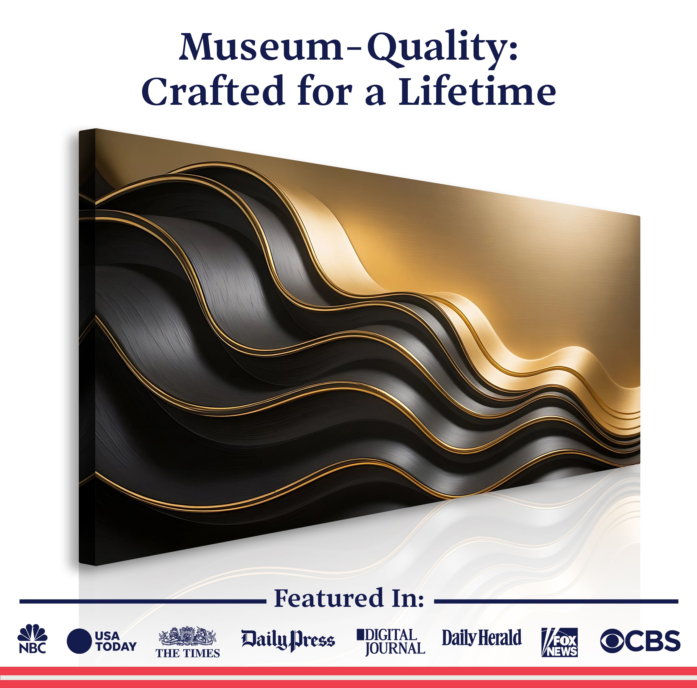 Black and Gold Minimalist Abstract Wall Art IV on sale at MyriadMart