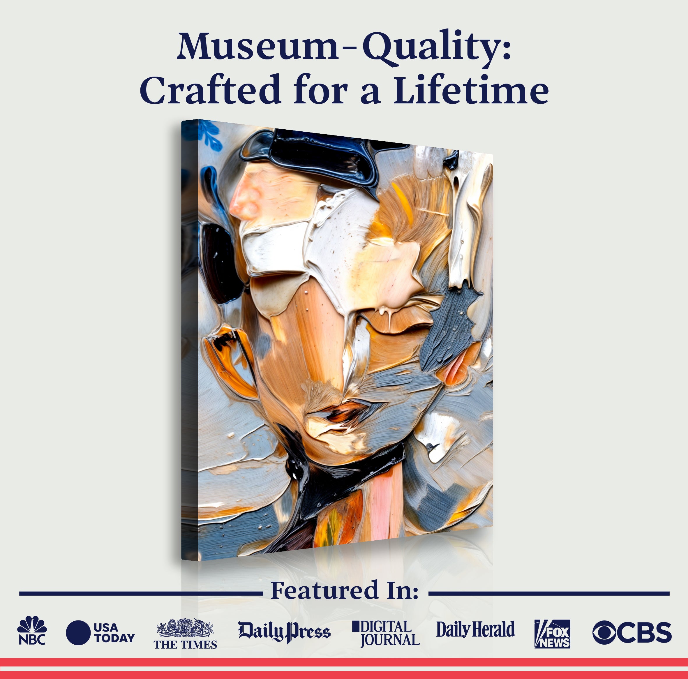 Beyond The Face Abstract Wall Art on sale at MyriadMart