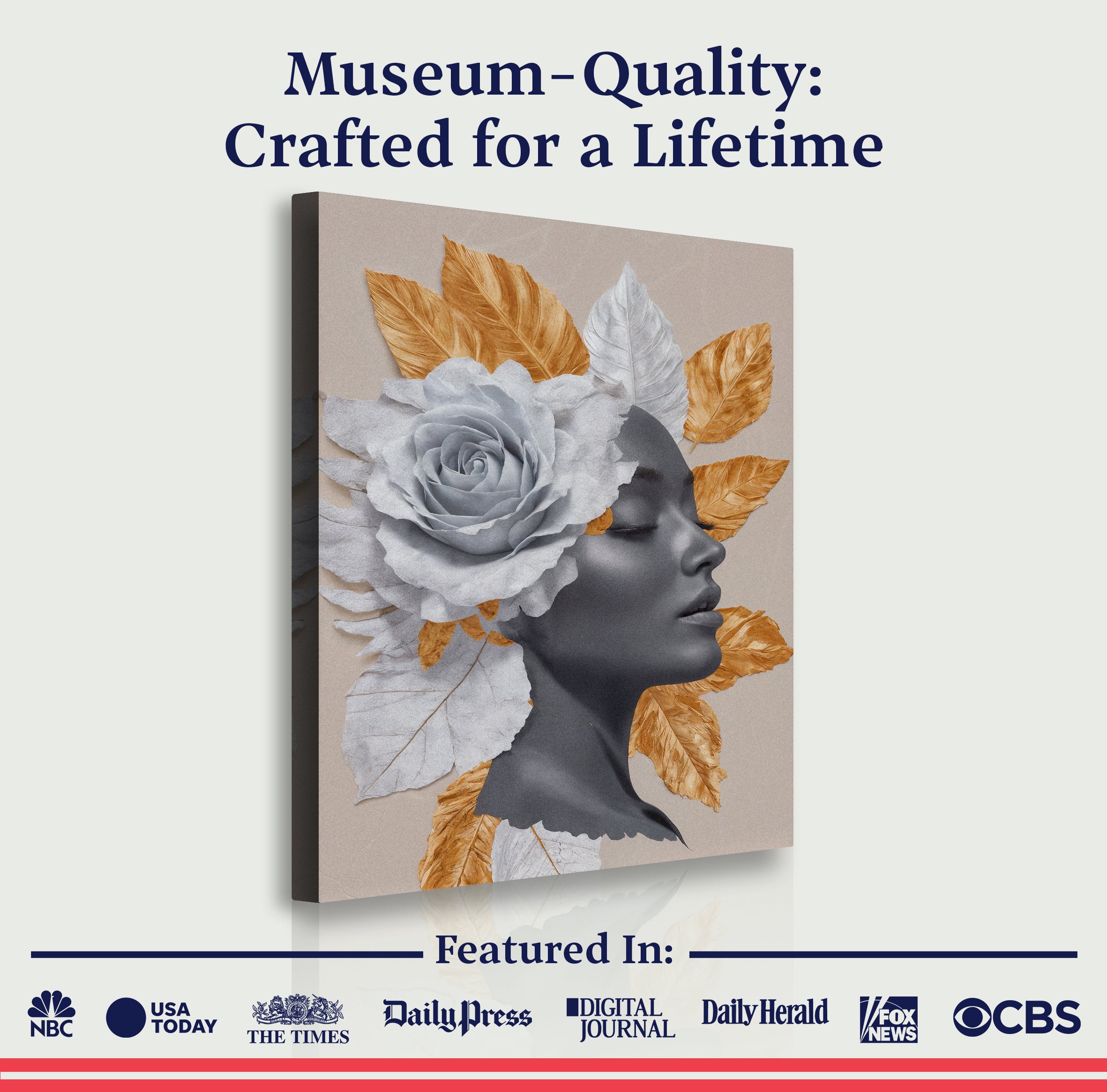 Floral Majesty Wall Art IV on sale at MyriadMart