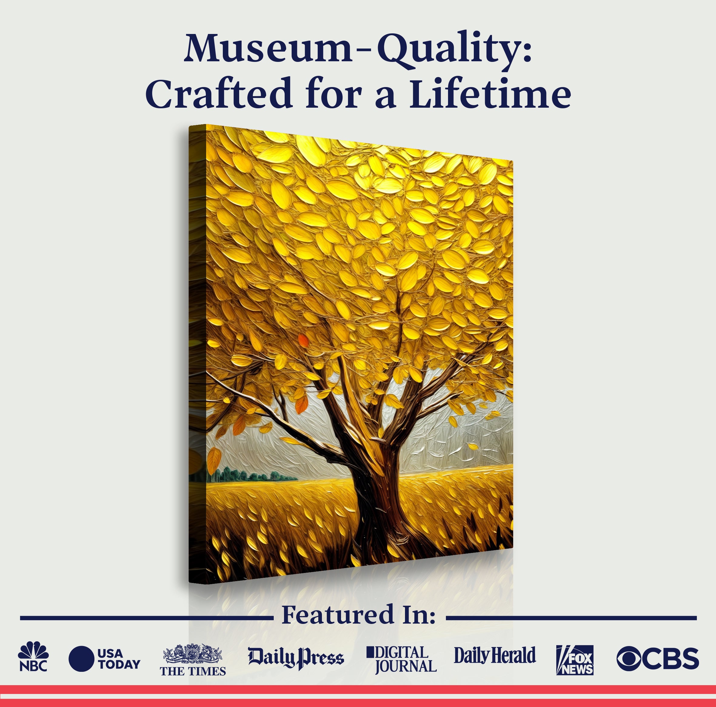 Golden Tree Breeze Wall Art on sale at MyriadMart