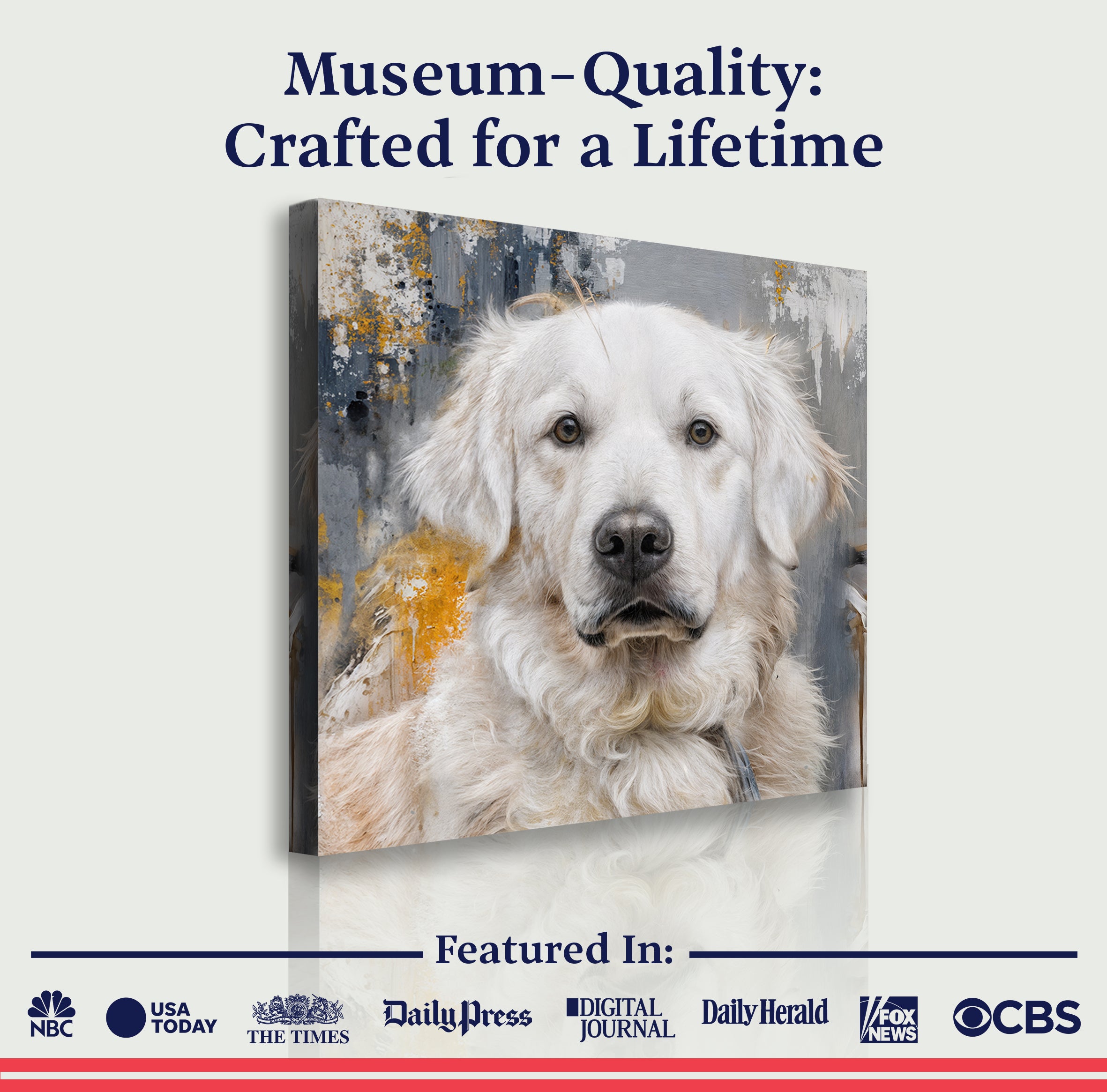 Customized Pet Portrait Abstract Wall Art on sale at MyriadMart
