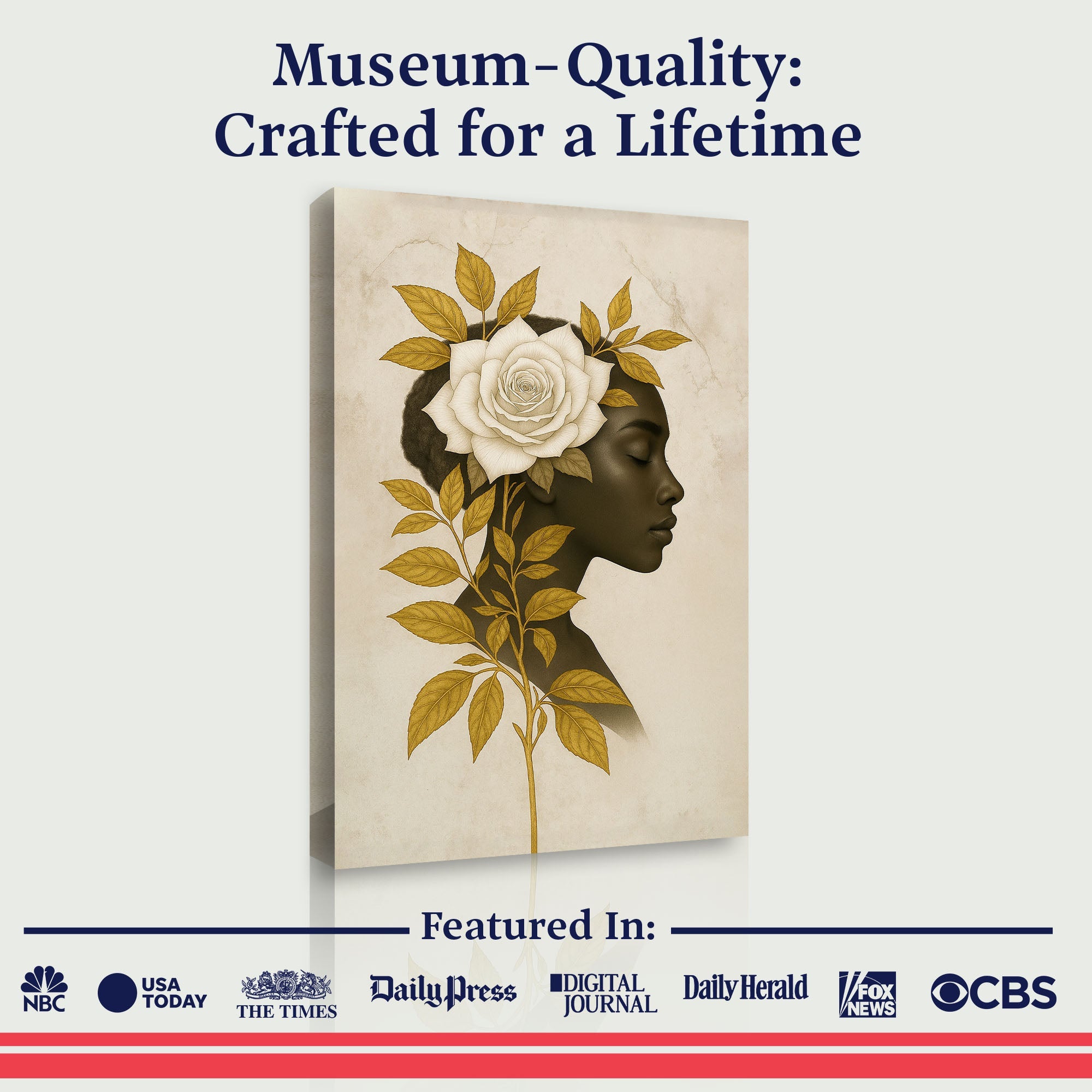 Floral Majesty Wall Art II on sale at MyriadMart