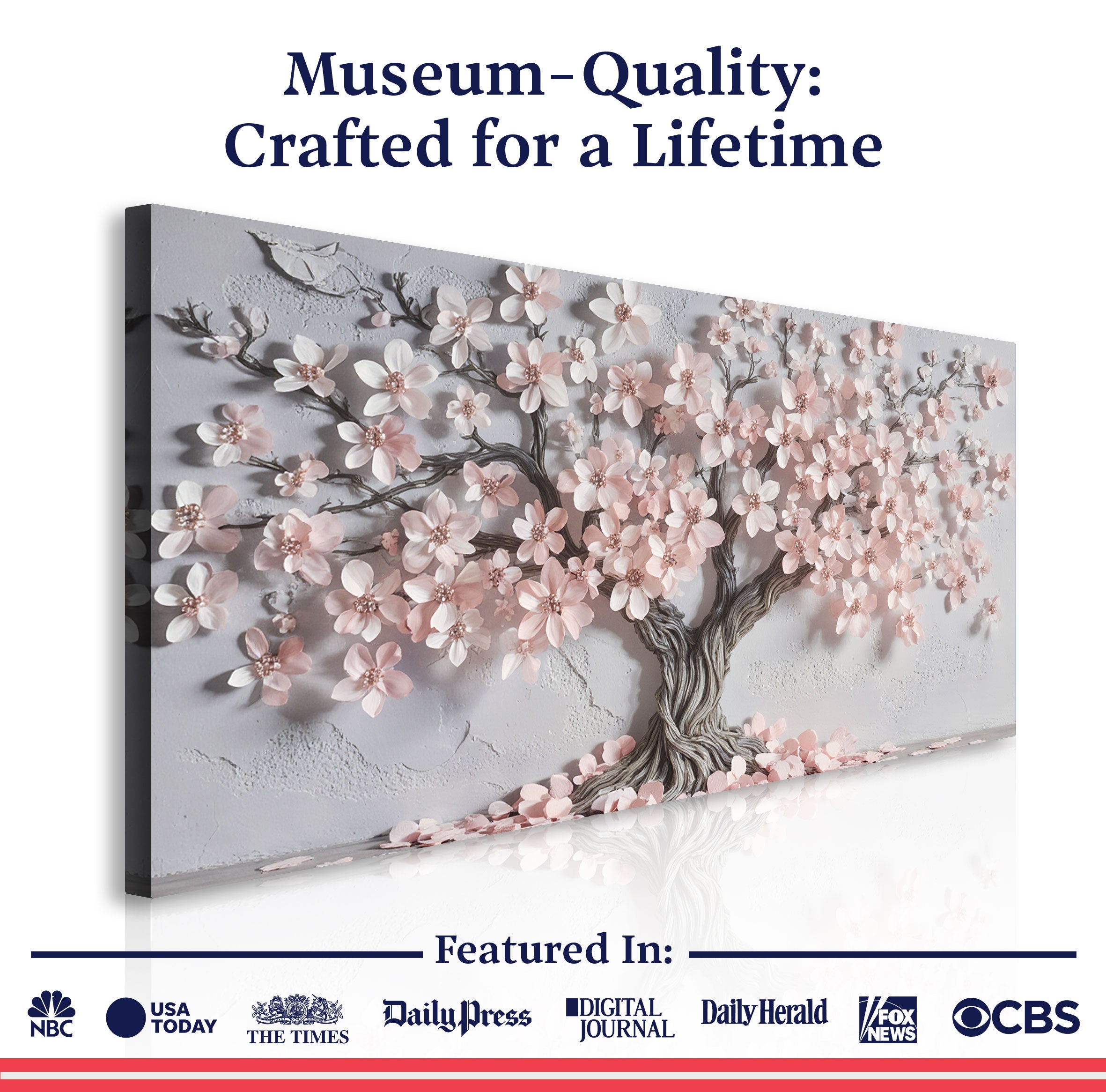 Pastel Blossom Awakening Wall Art on sale at MyriadMart