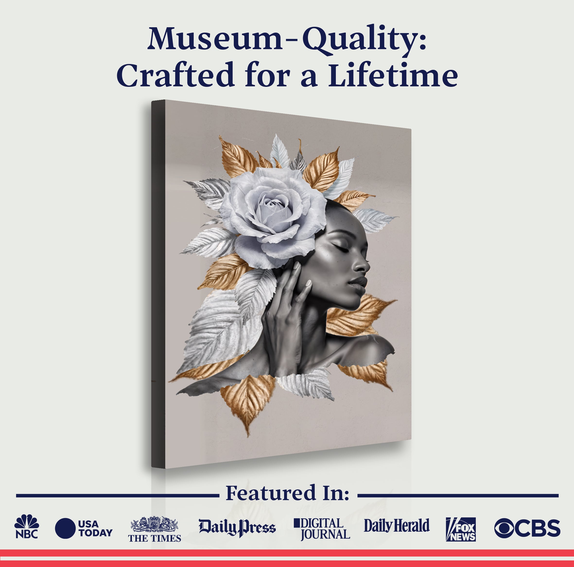 Floral Majesty Wall Art on sale at MyriadMart