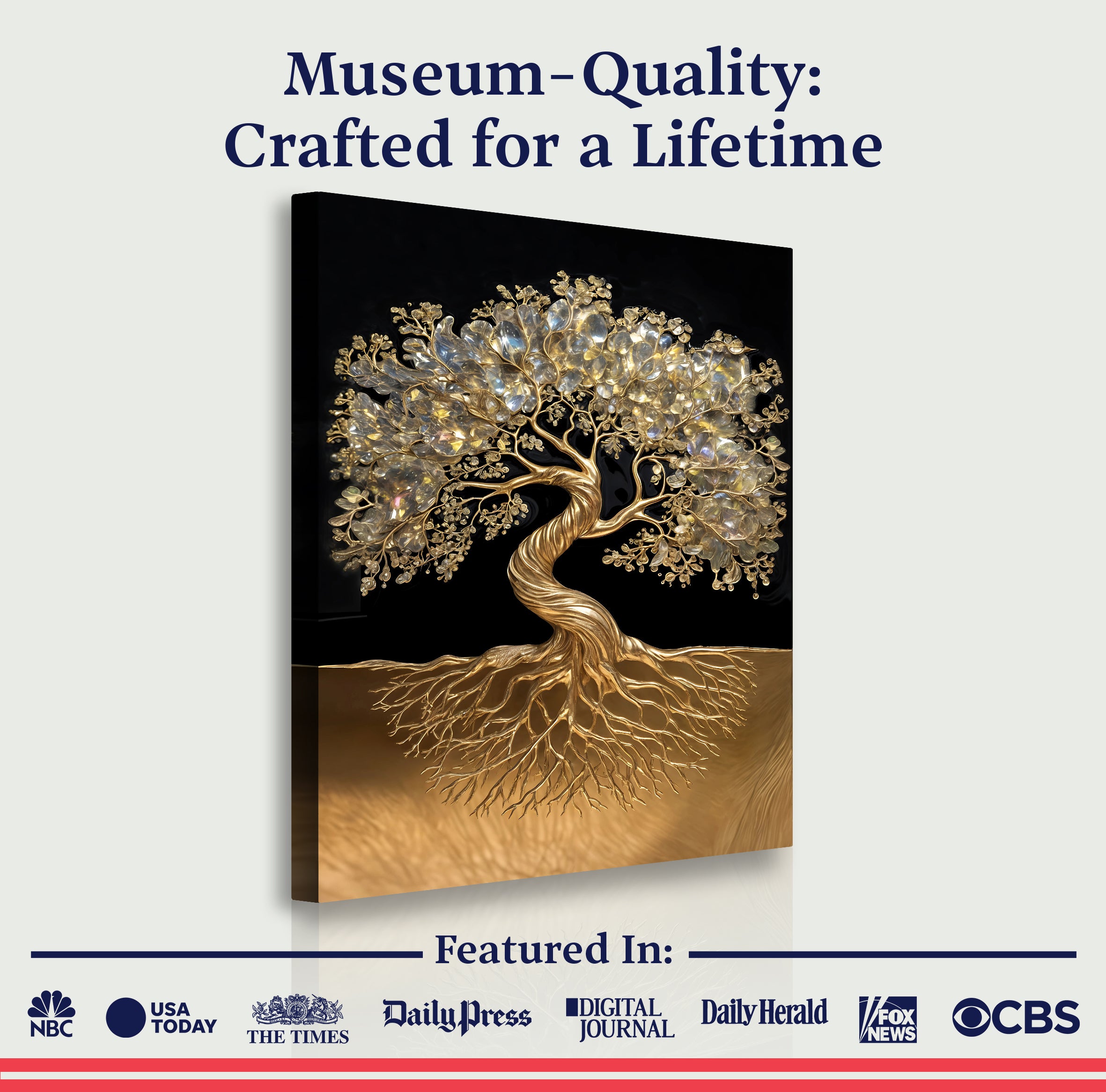 3D Minimalist Tree of Life Wall Art on sale at MyriadMart