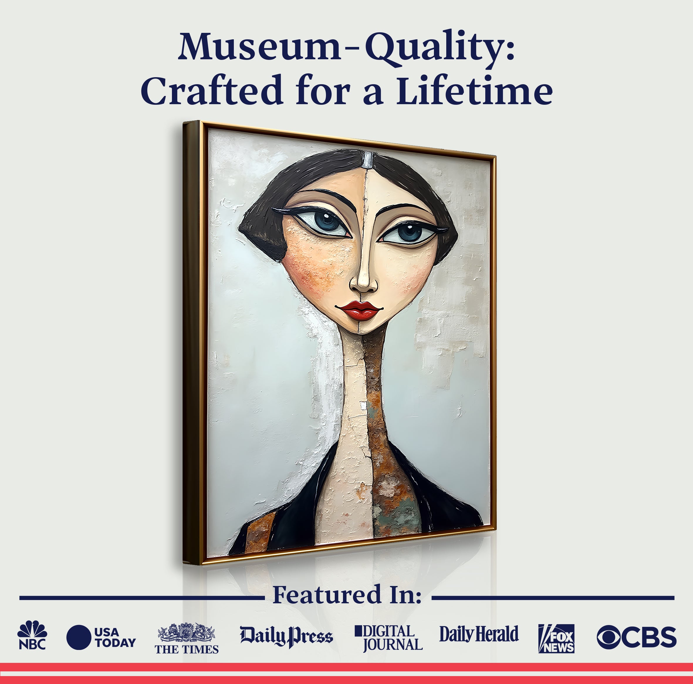 Serene Graze Figurative Impasto Wall Art on sale at MyriadMart