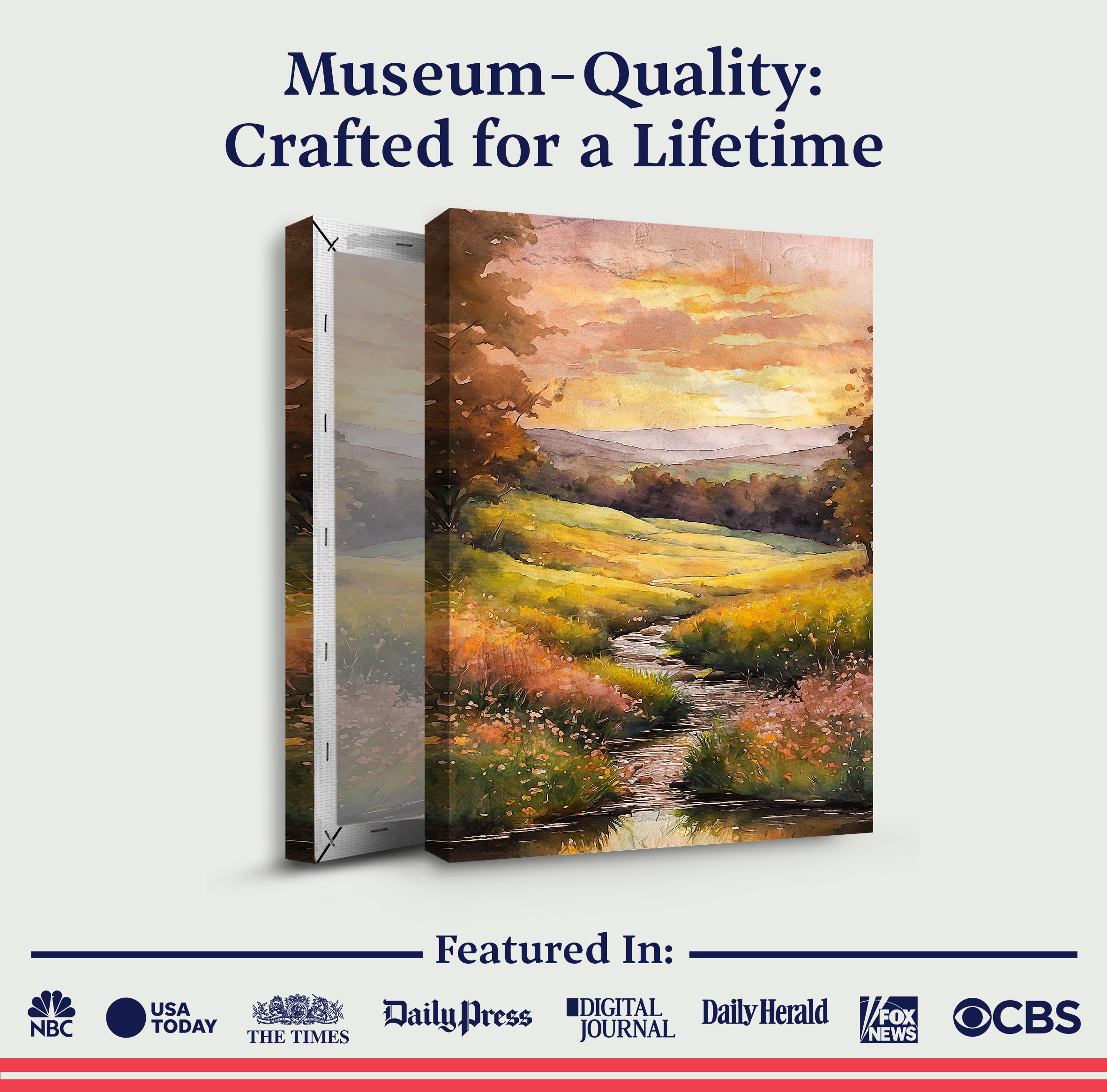 Misty River Wall Art on sale at MyriadMart