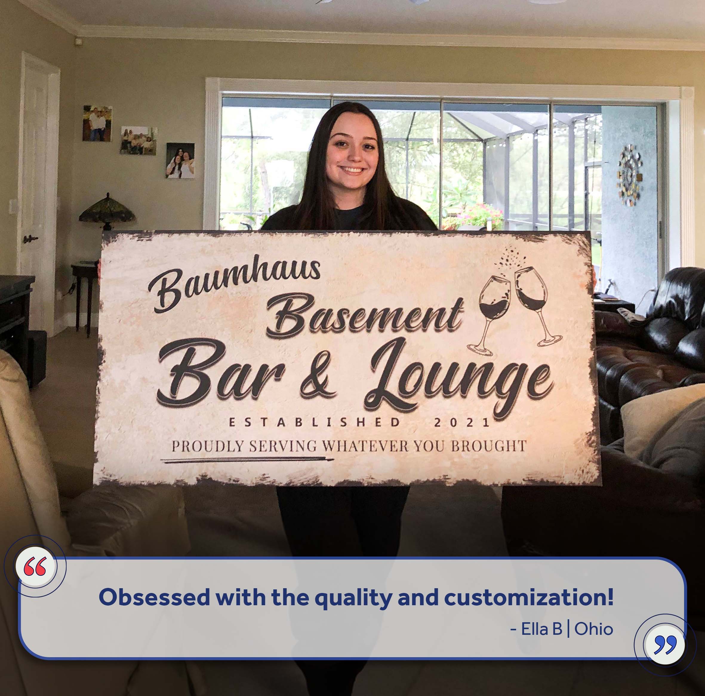 Basement Bar And Lounge Sign II on sale at MyriadMart