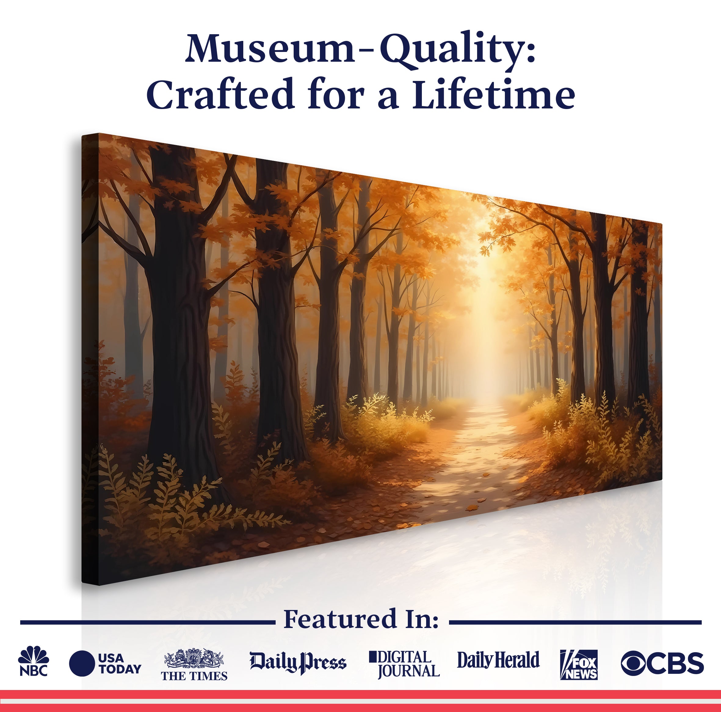 Abstract Forest Landscape Wall Art on sale at MyriadMart