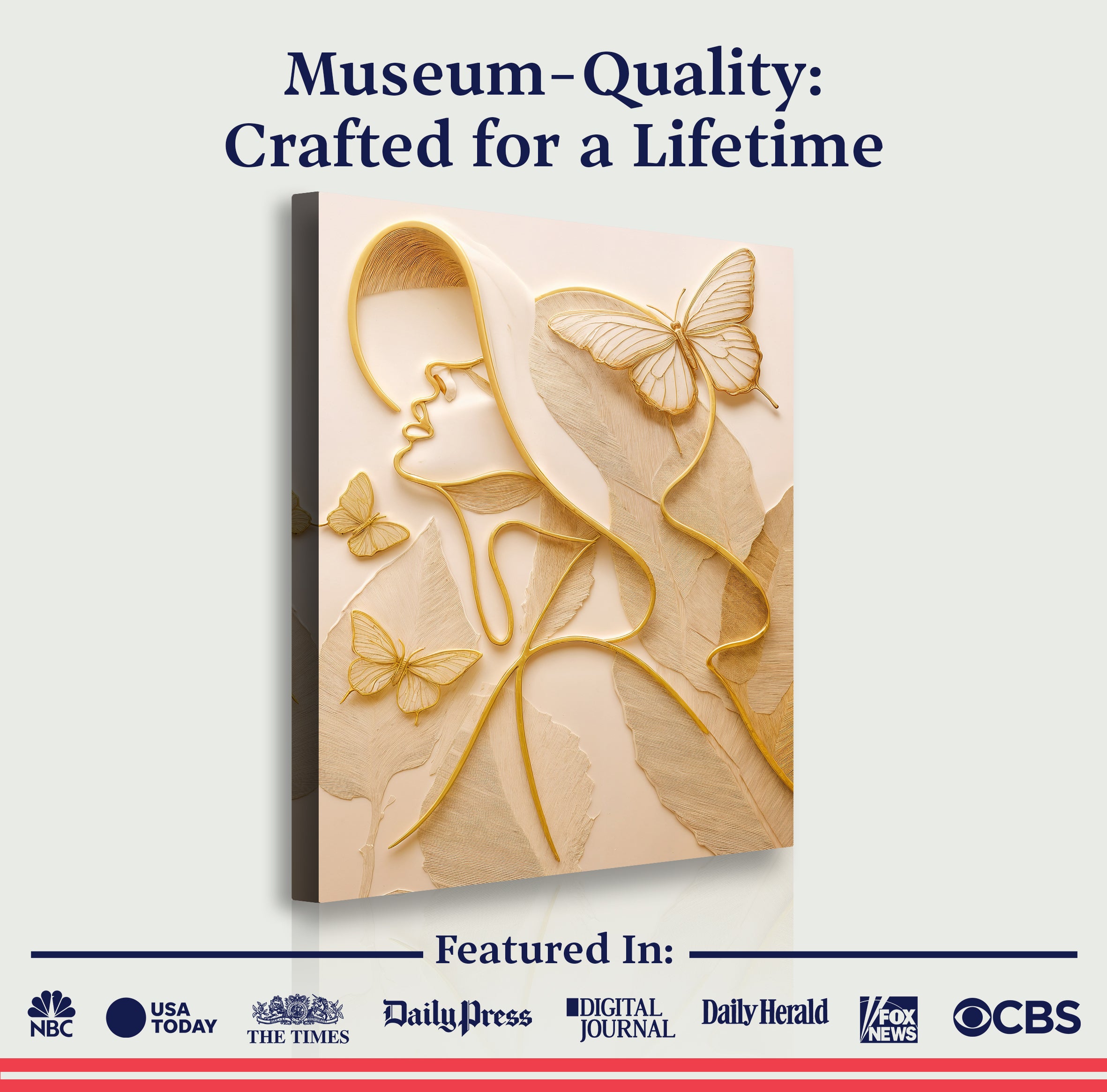 Minimalist Woman Line Wall Art on sale at MyriadMart