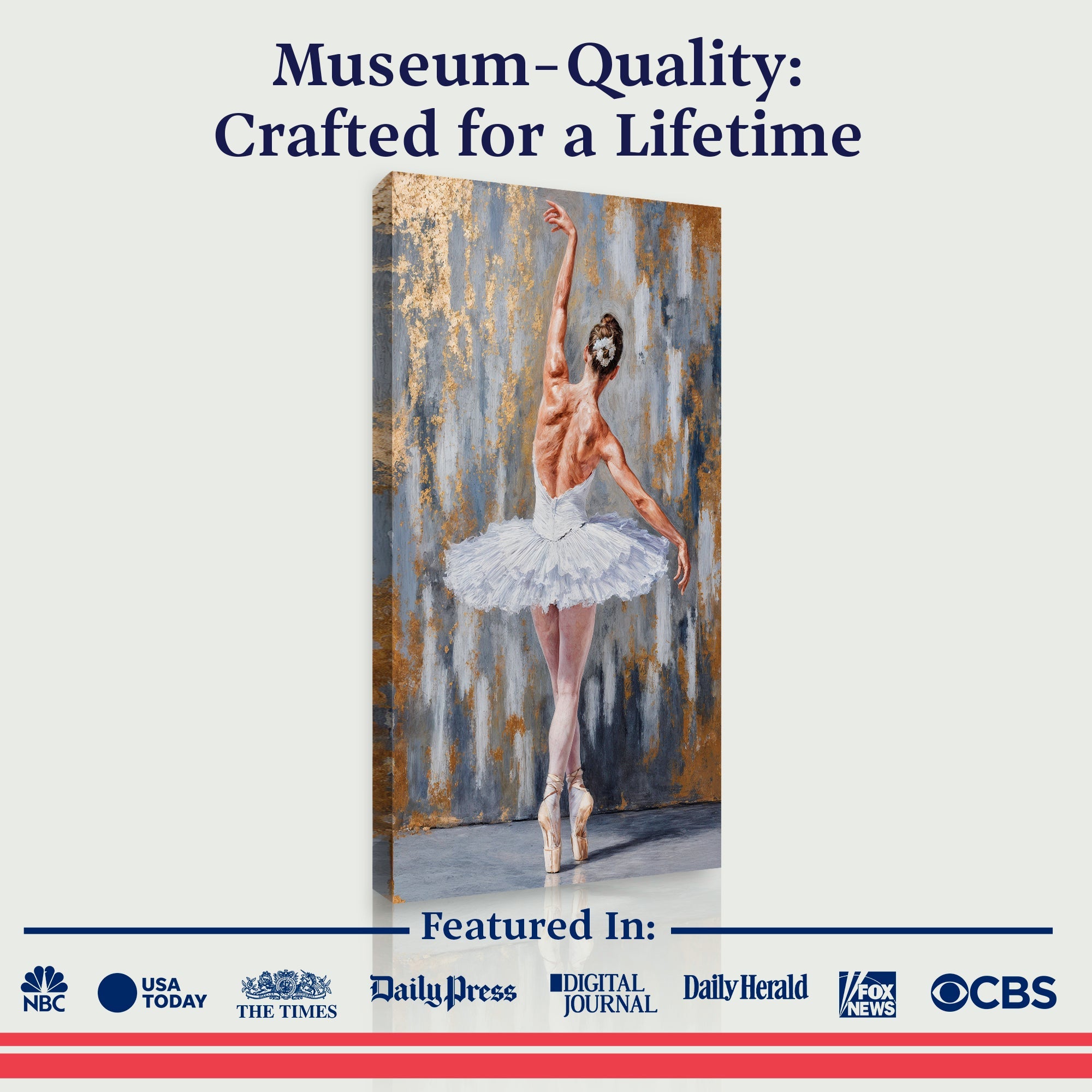 Modern Ballet Elegance Wall Art on sale at MyriadMart