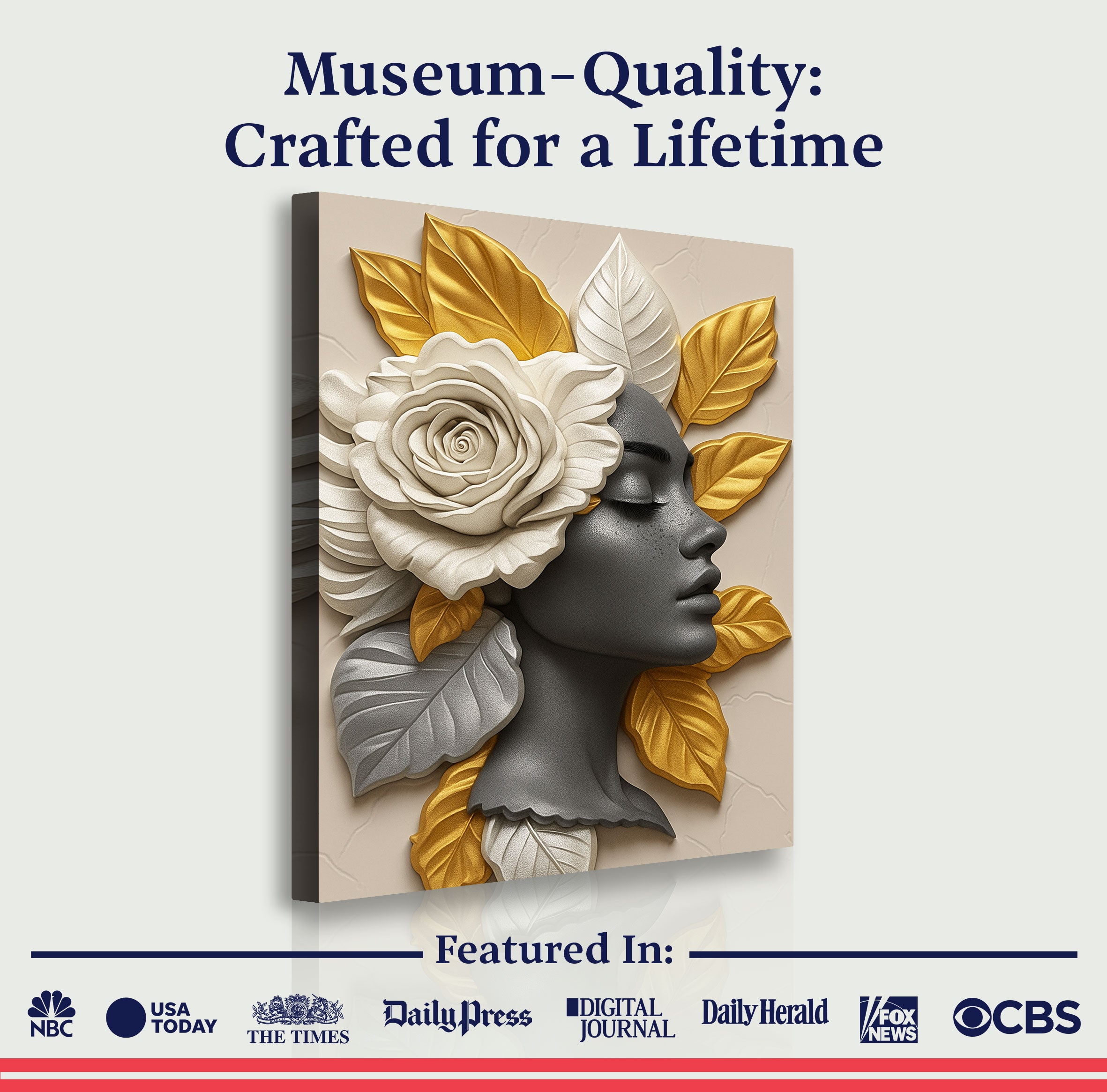 Floral Majesty Wall Art III on sale at MyriadMart