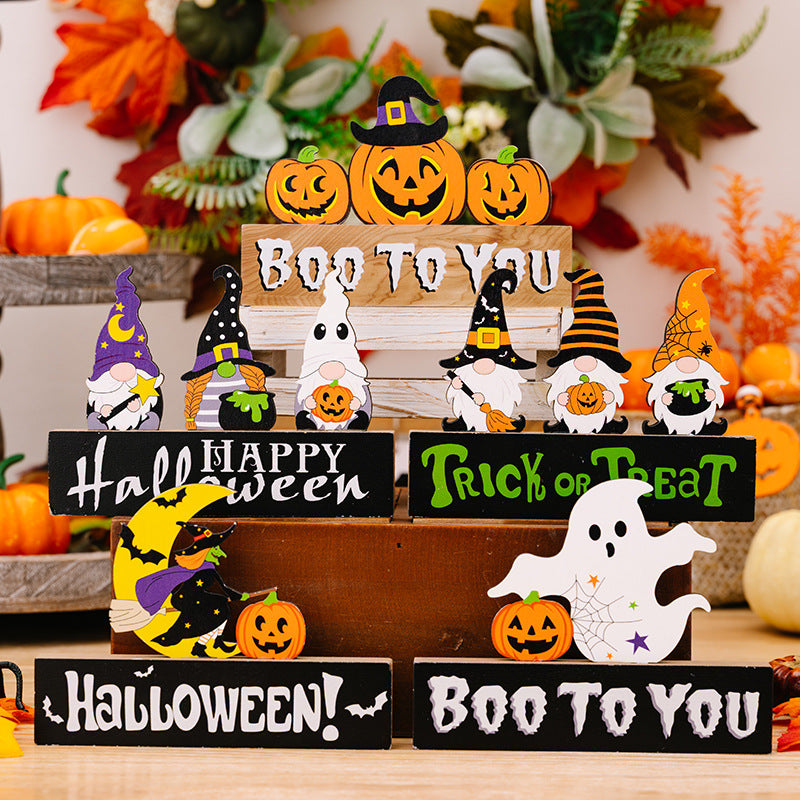 Assorted 2-Piece Halloween Element Ornaments - MyriadMart