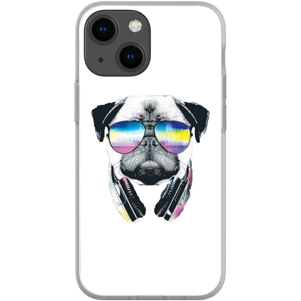 Cool Hipster Pug Phone Case, MyriadMart