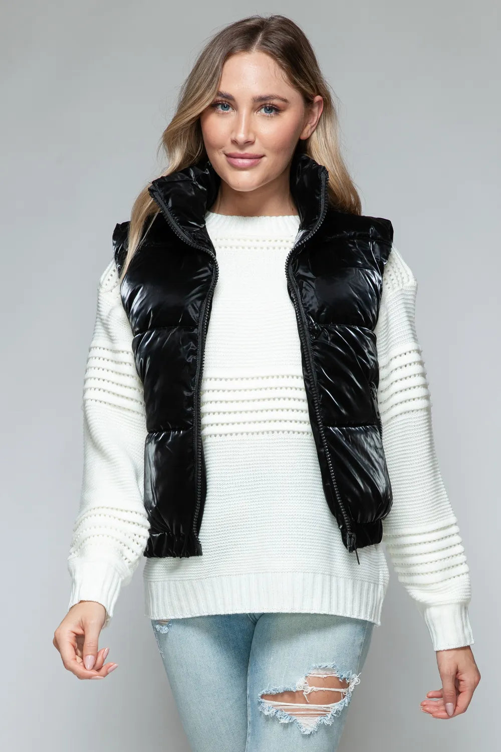 Snobbish Fine Fur Lining Quilted Vest - MyriadMart