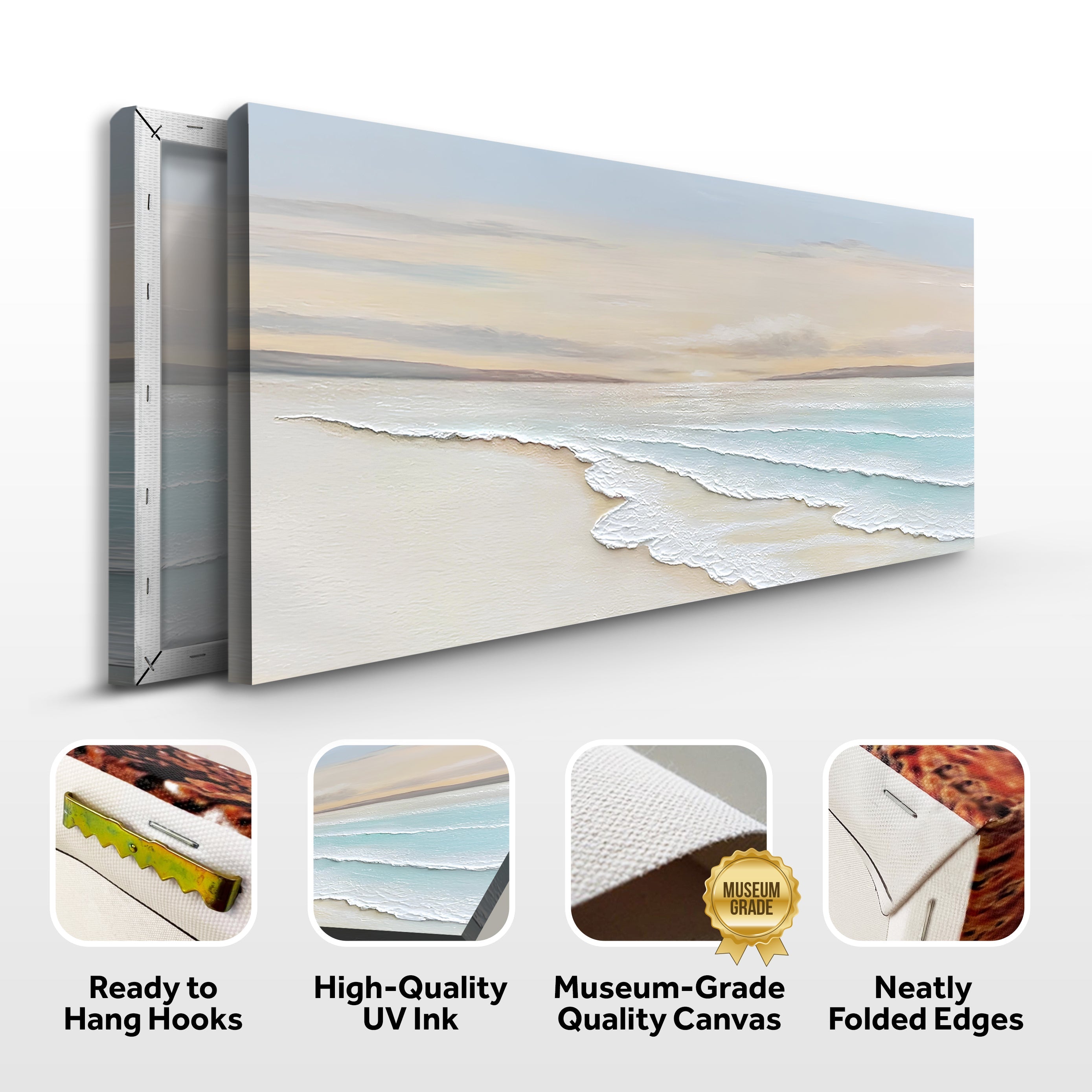 Serene Ocean Wave Coastal Wall Art IV on sale at MyriadMart