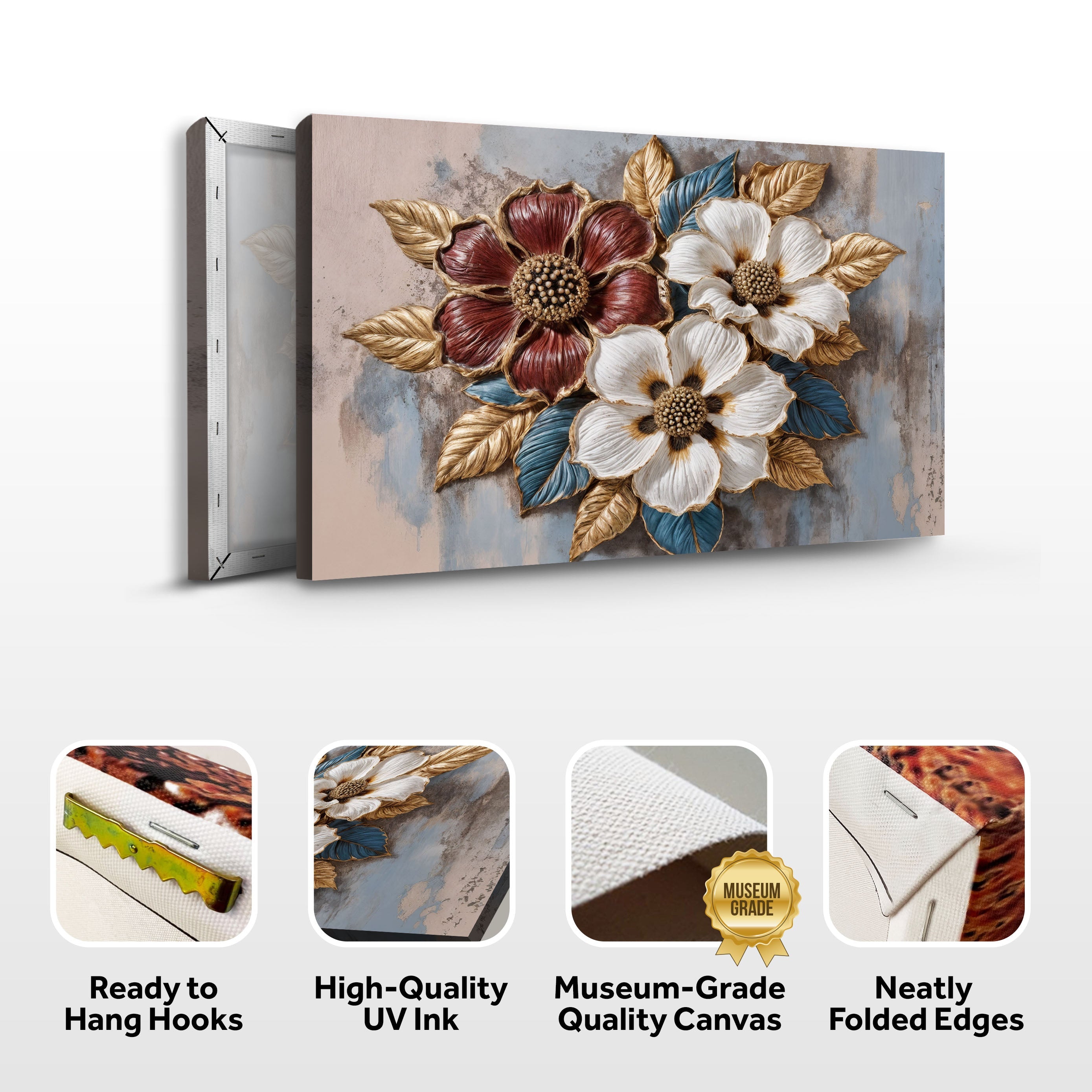 Floral Symphony Wall Art II on sale at MyriadMart