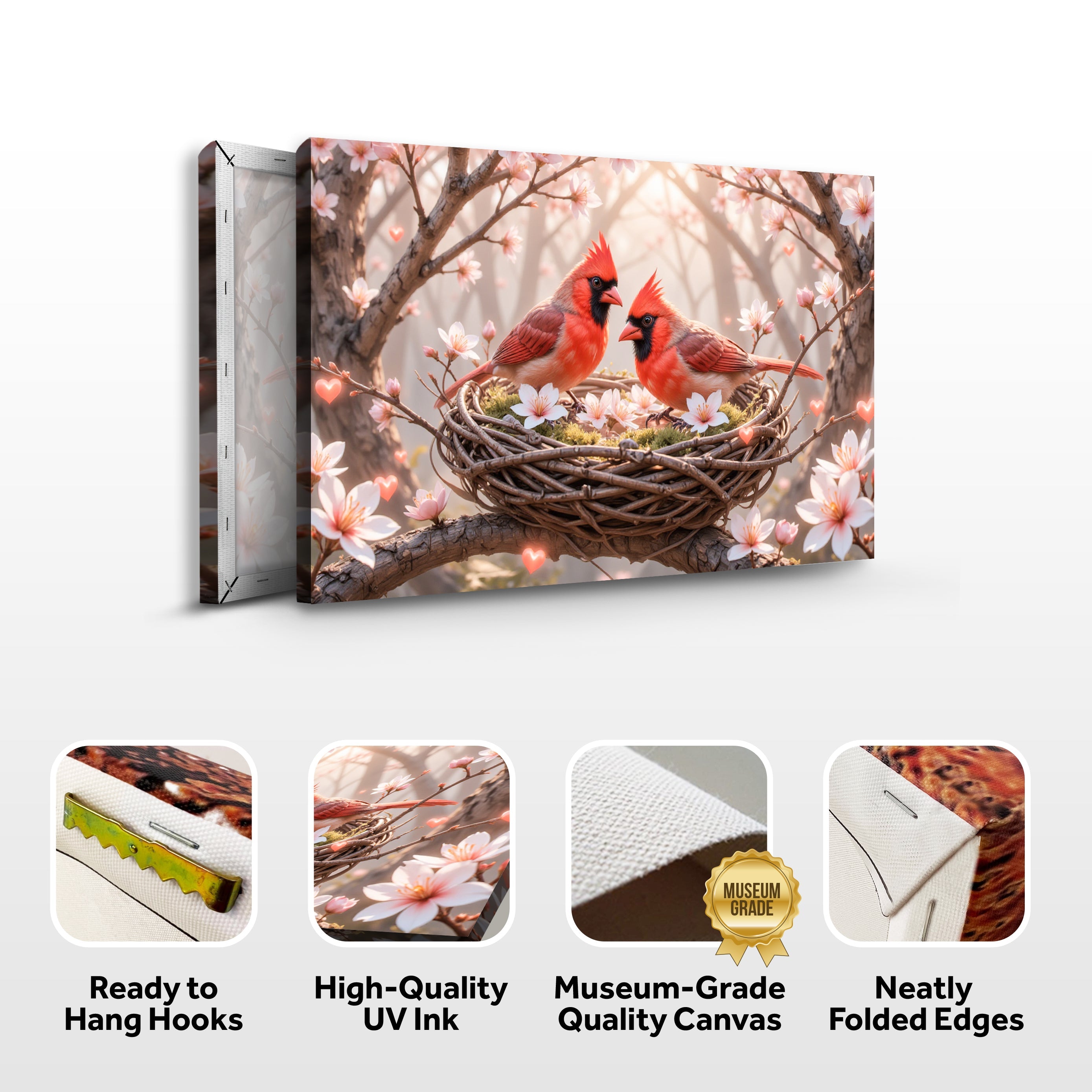 3D Cardinals Wall Art on sale at MyriadMart