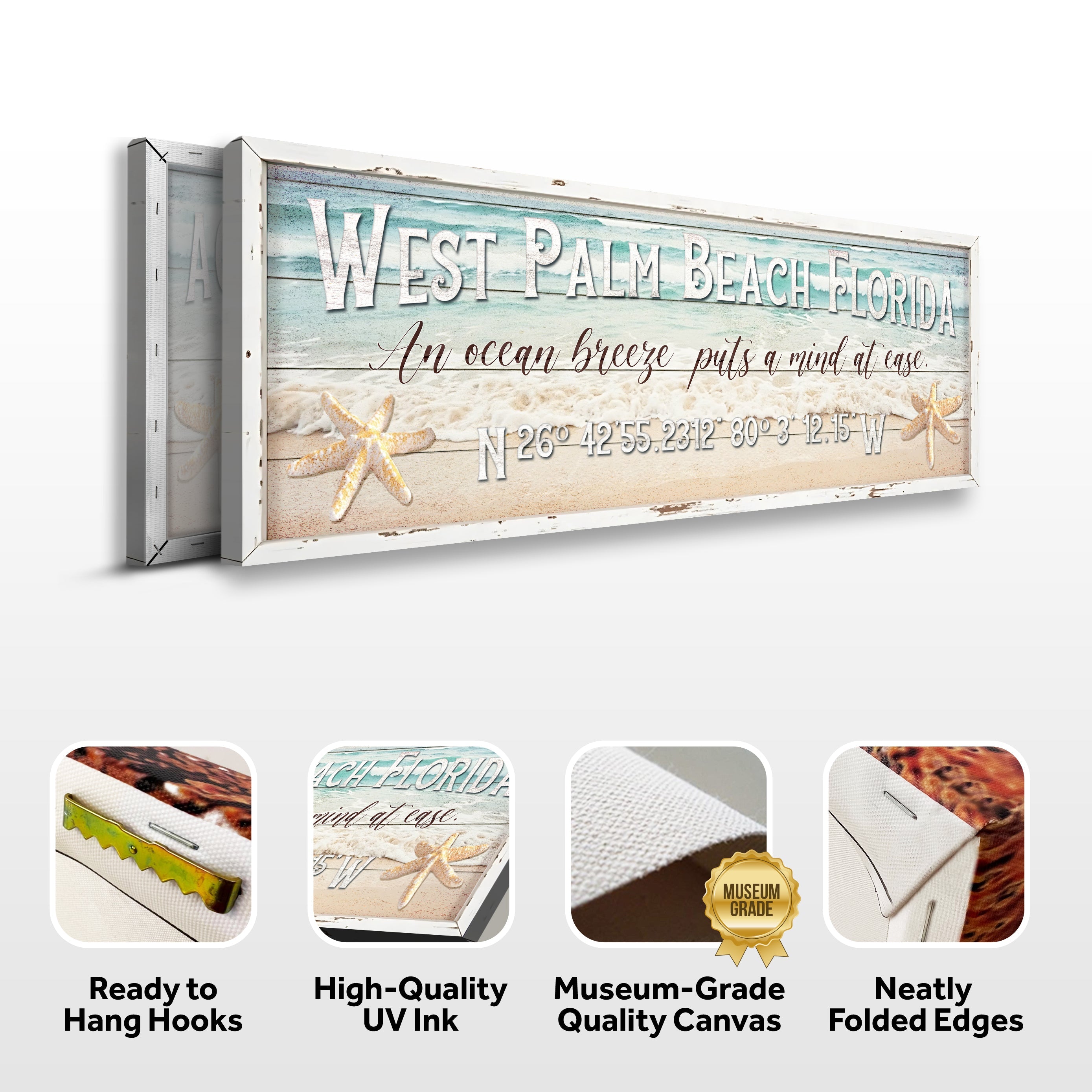 Personalized Beach House Coastal Sign on sale at MyriadMart
