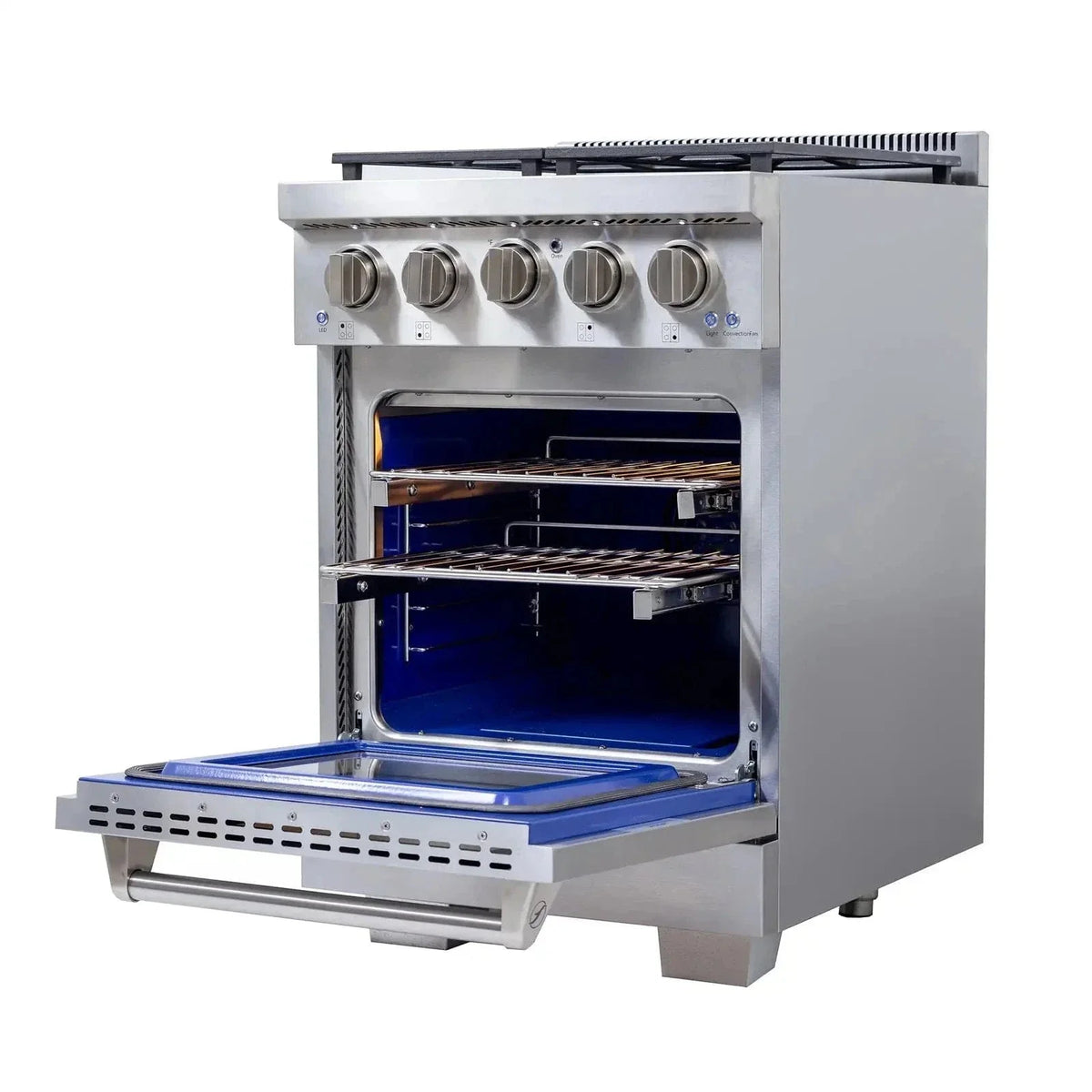 Kucht Professional 24" Gas Range Stainless Steel, True Simmer Burners, KFX2400X-S on sale at MyriadMart