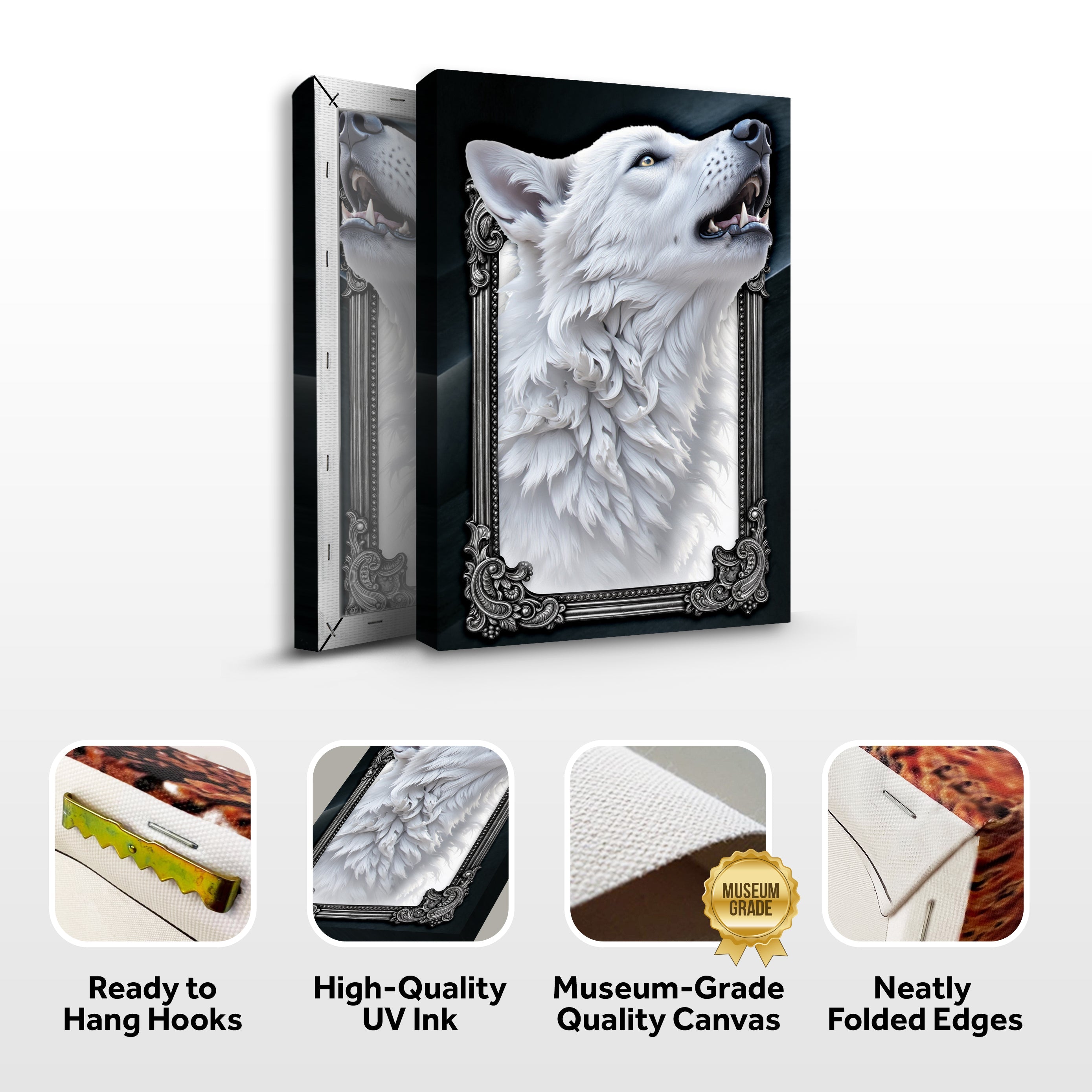 3D Wolf Wall Art III on sale at MyriadMart