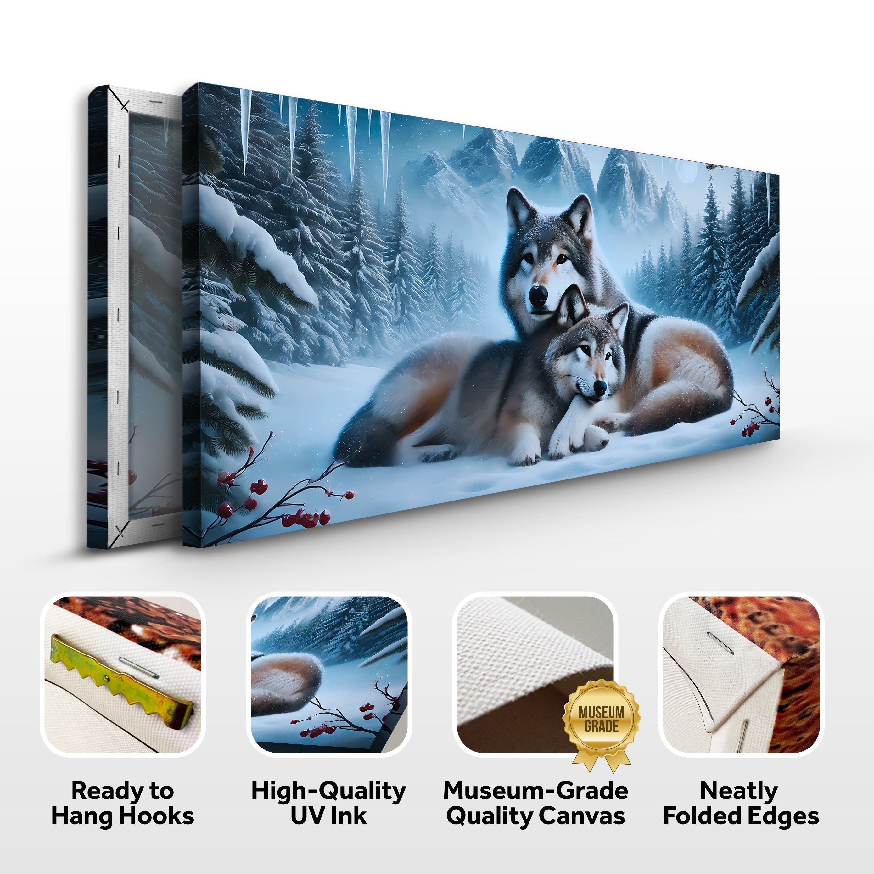 3D Wolves Wall Art III on sale at MyriadMart
