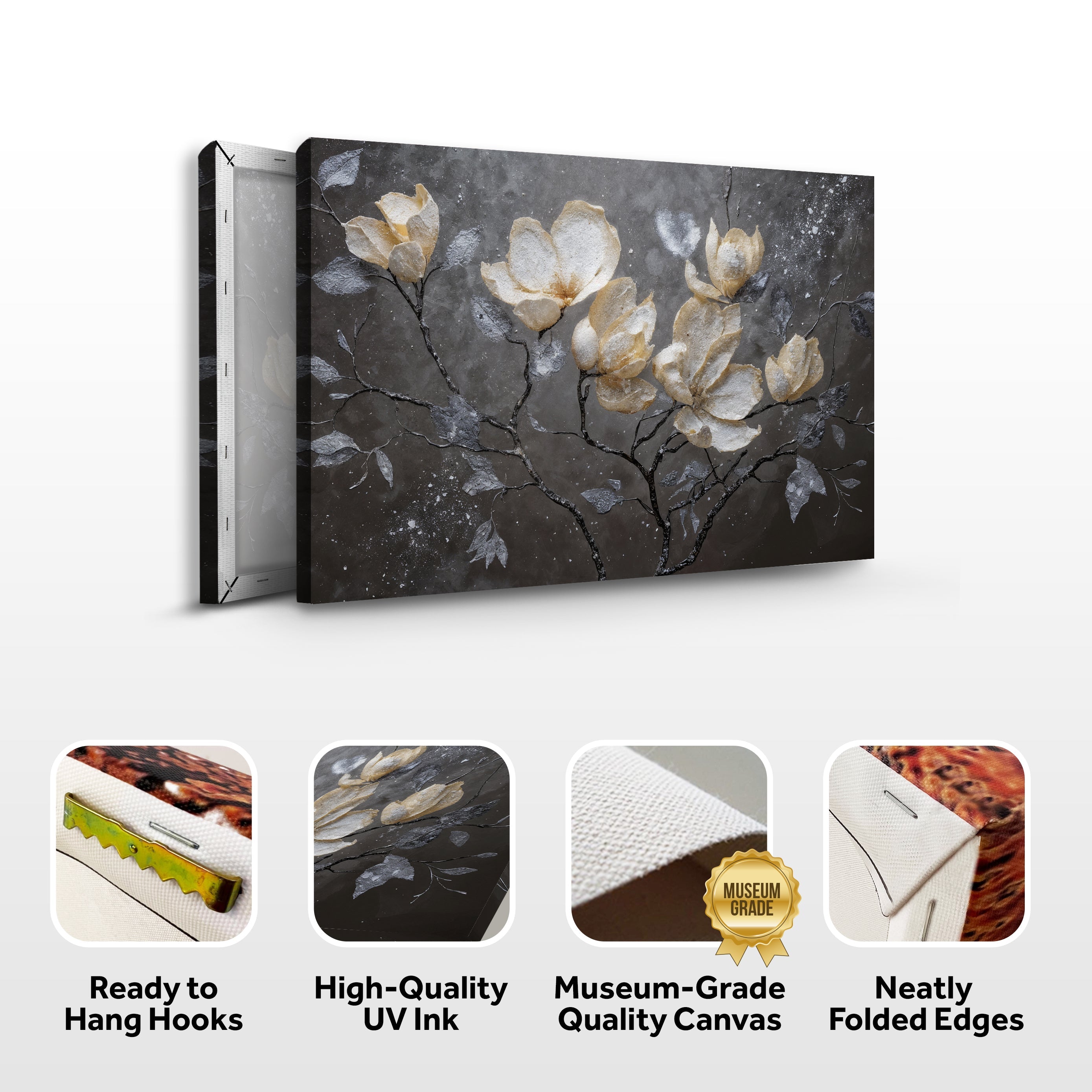 Midnight Magnolias Wall Art on sale at MyriadMart