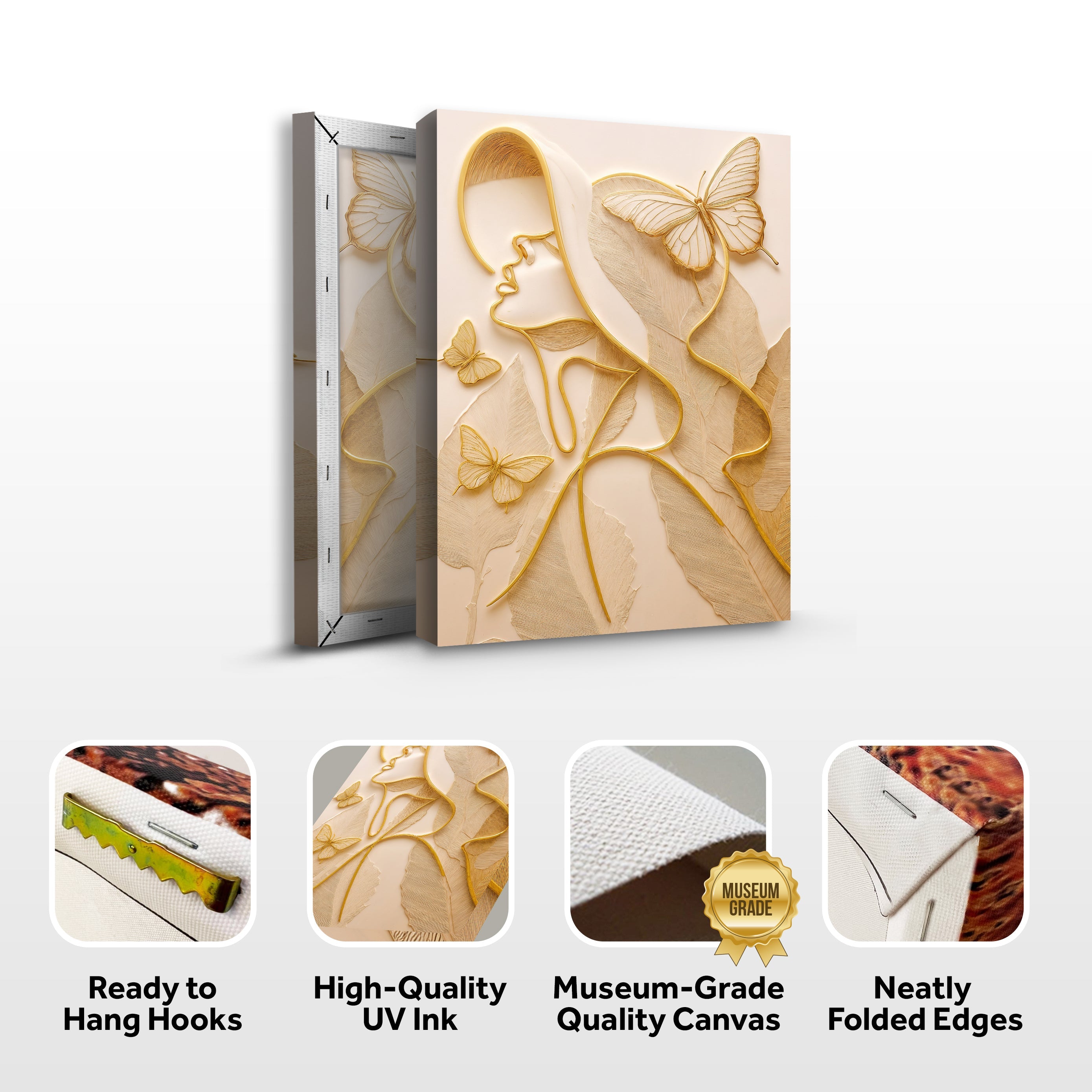 Minimalist Woman Line Wall Art on sale at MyriadMart