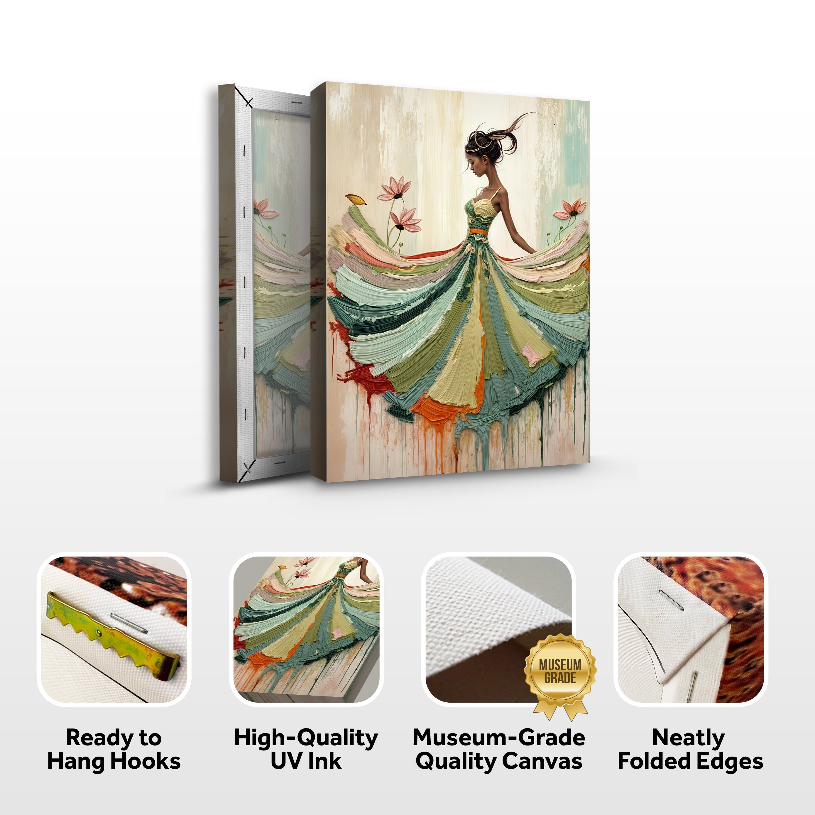 Blooming Modern Abstract Wall Art on sale at MyriadMart