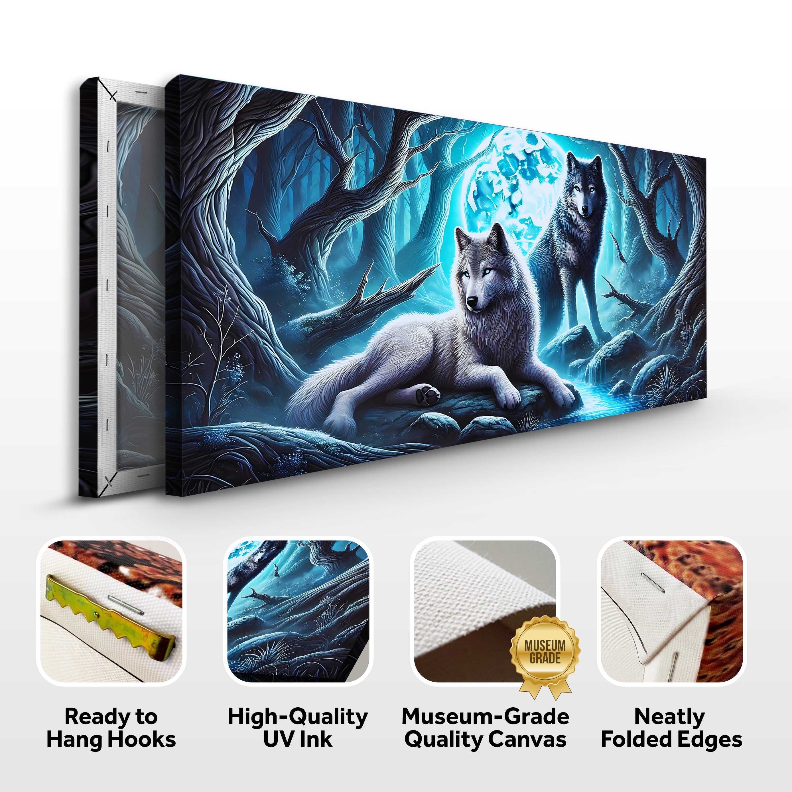3D Wolves Wall Art on sale at MyriadMart
