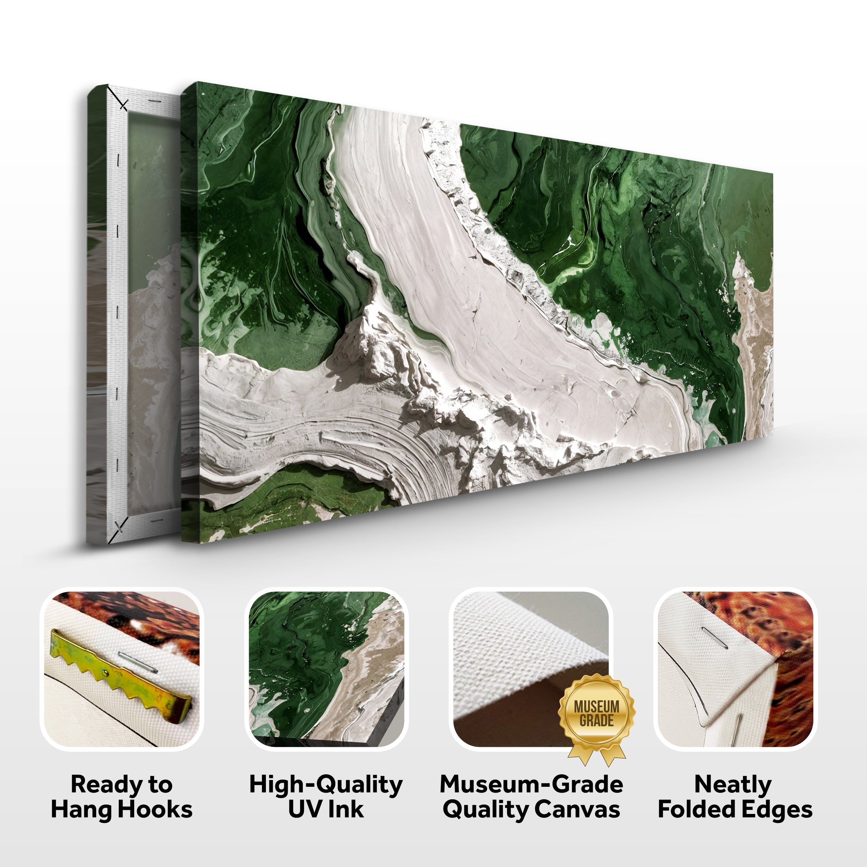Green Rivers Abstract Wall Art IV on sale at MyriadMart