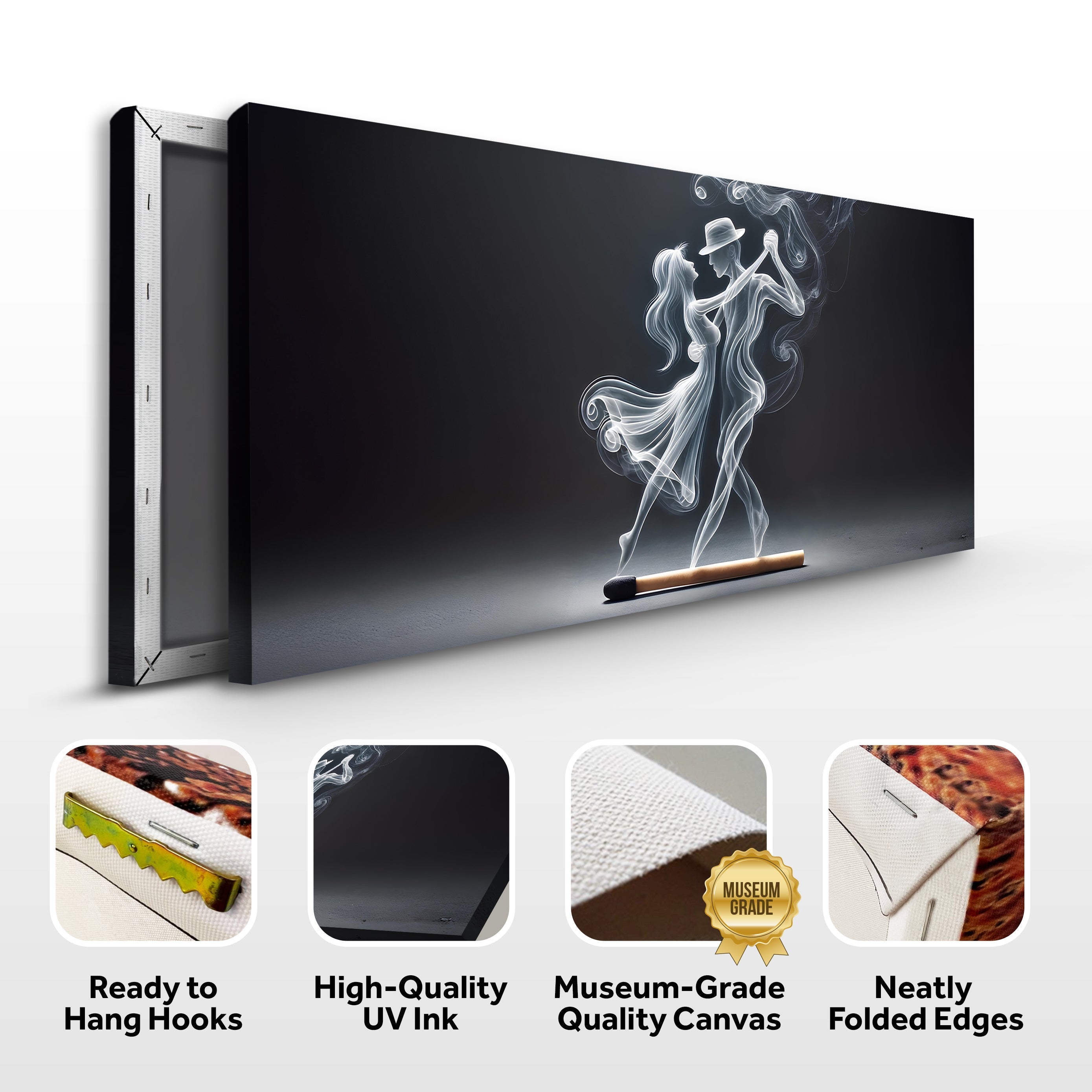 Modern Abstract Couple Dance Wall Art on sale at MyriadMart