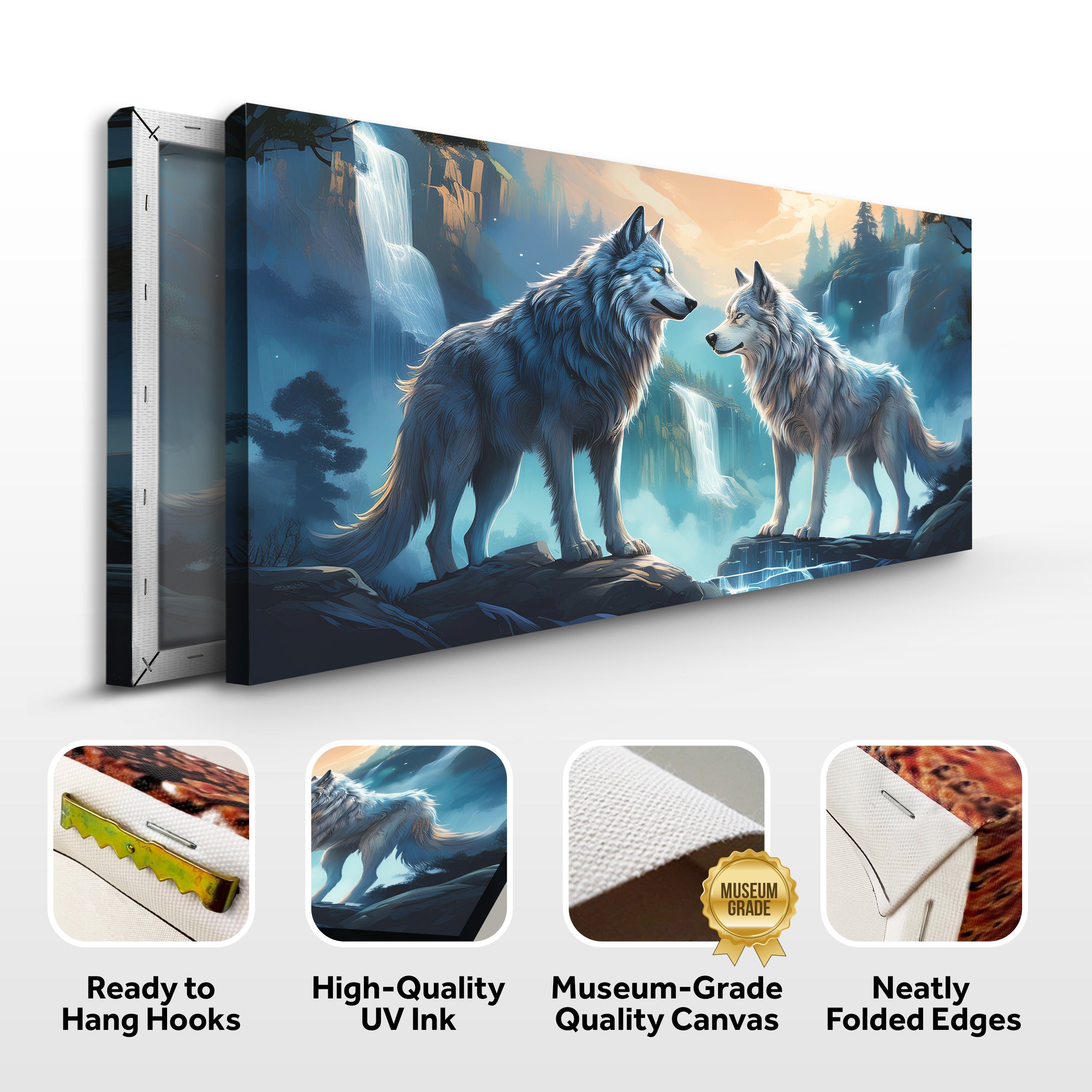 3D Wolves Wall Art IV on sale at MyriadMart