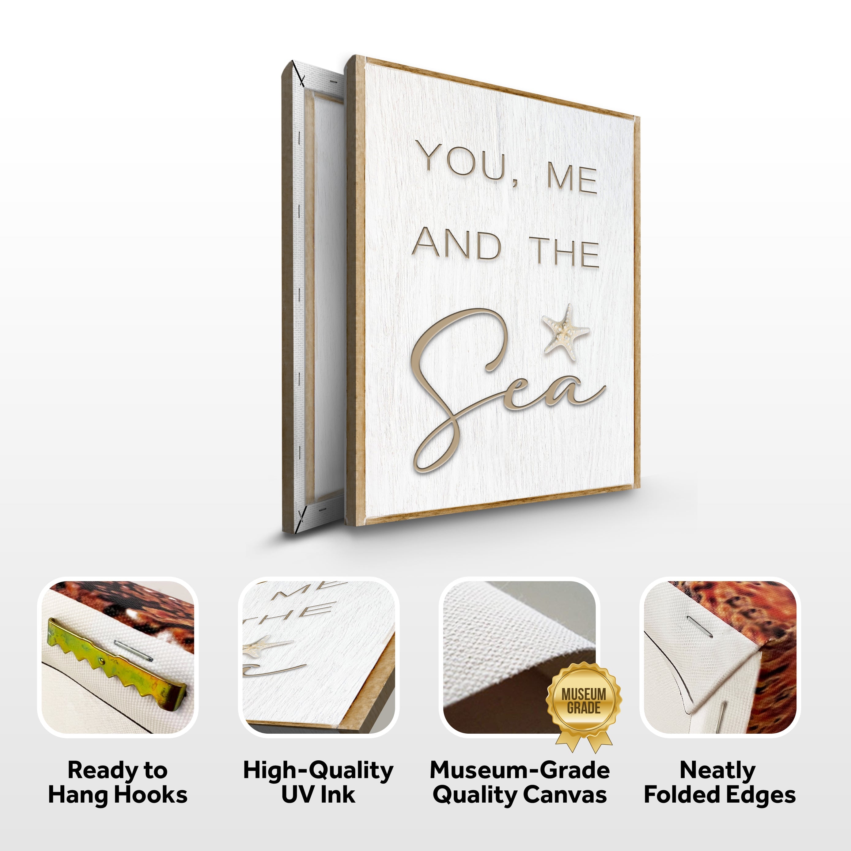 You Me and the Sea Coastal Sign V on sale at MyriadMart