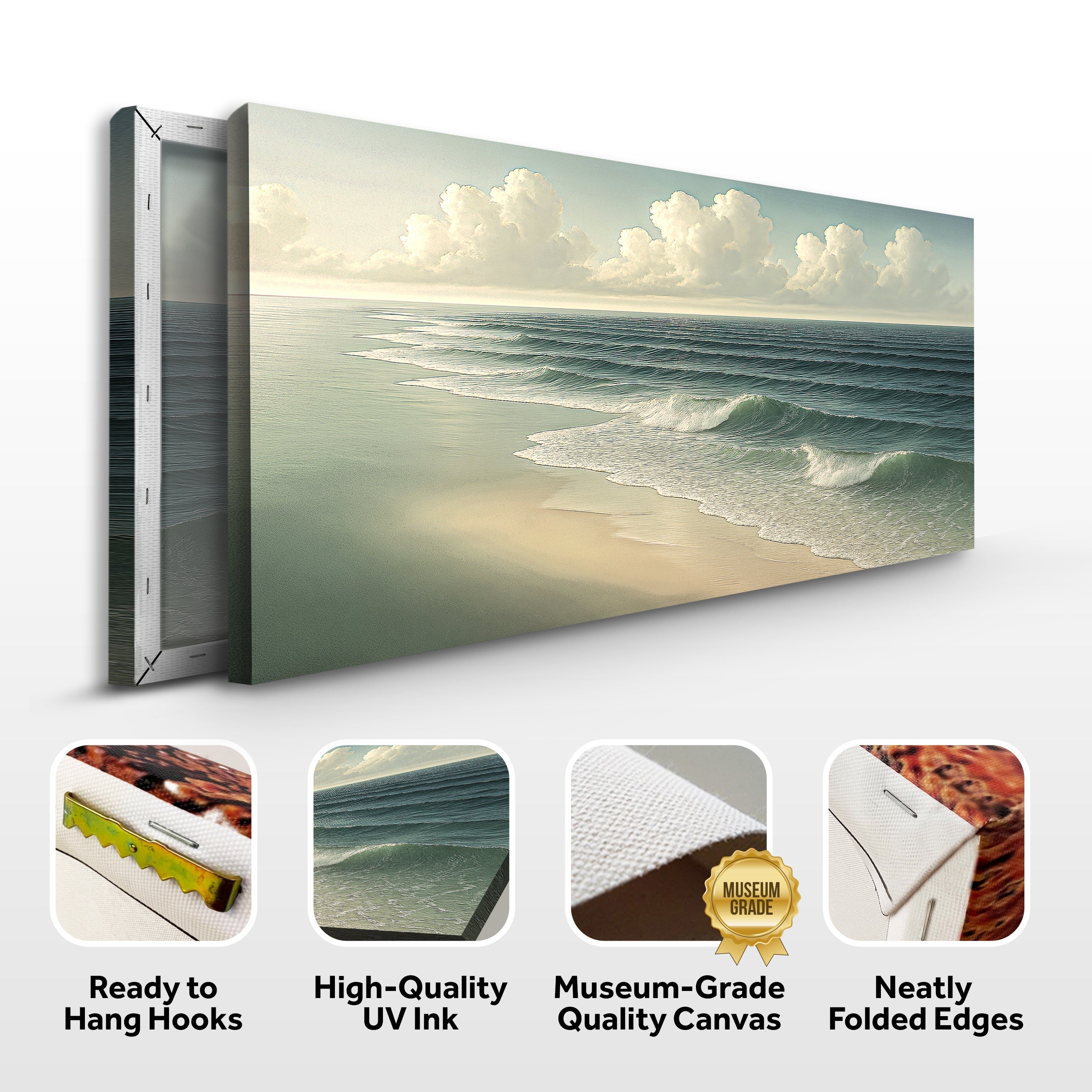 Beach Shoreline Coastal Wall Art VI on sale at MyriadMart