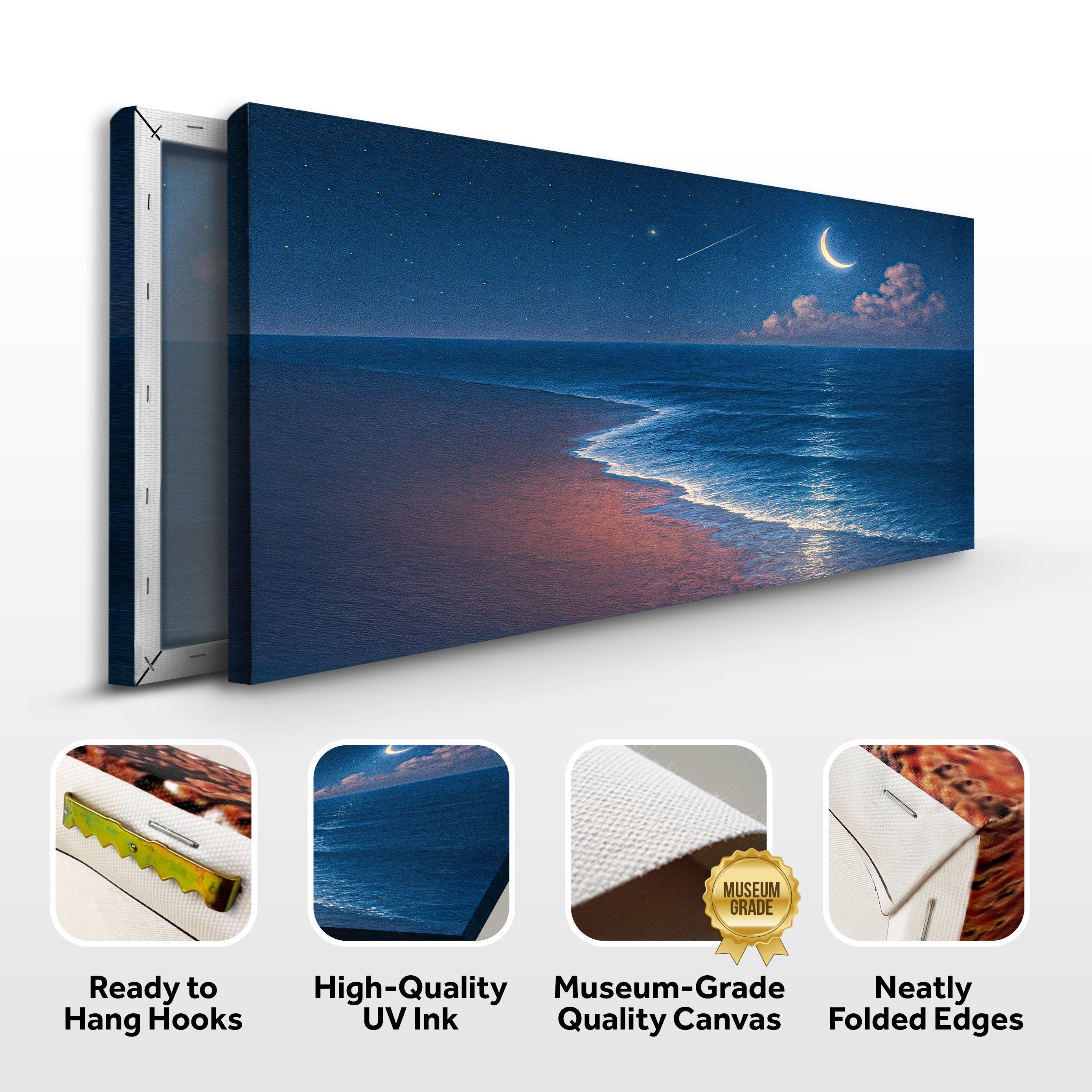 Beach Shoreline Coastal Wall Art V on sale at MyriadMart