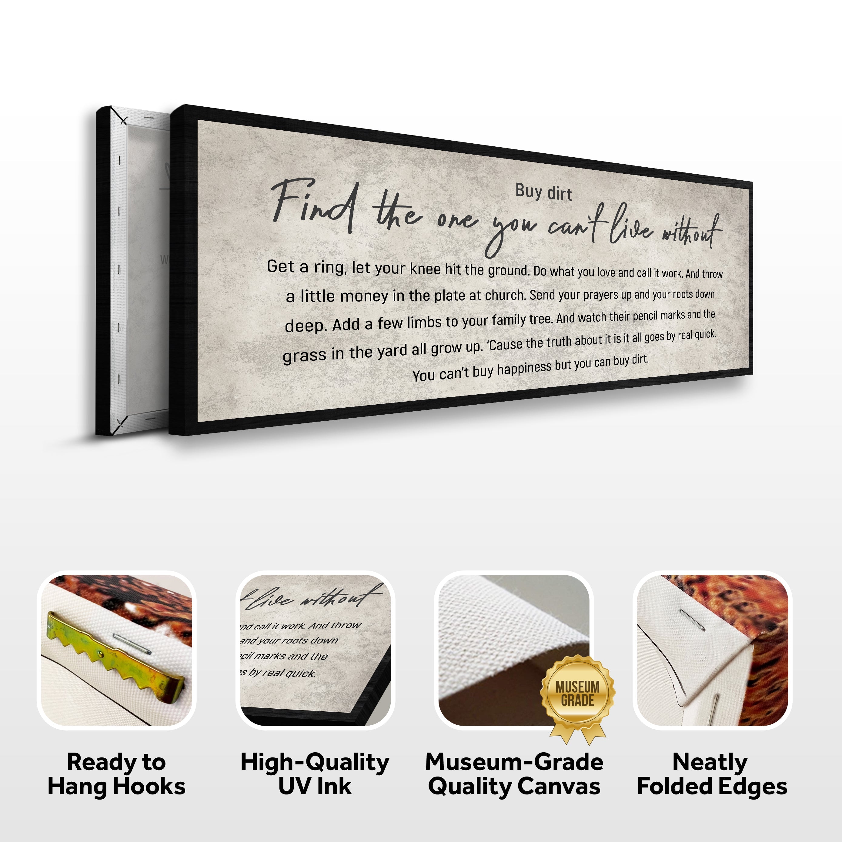 Find The One You Can't Live Without Family Sign III on sale at MyriadMart