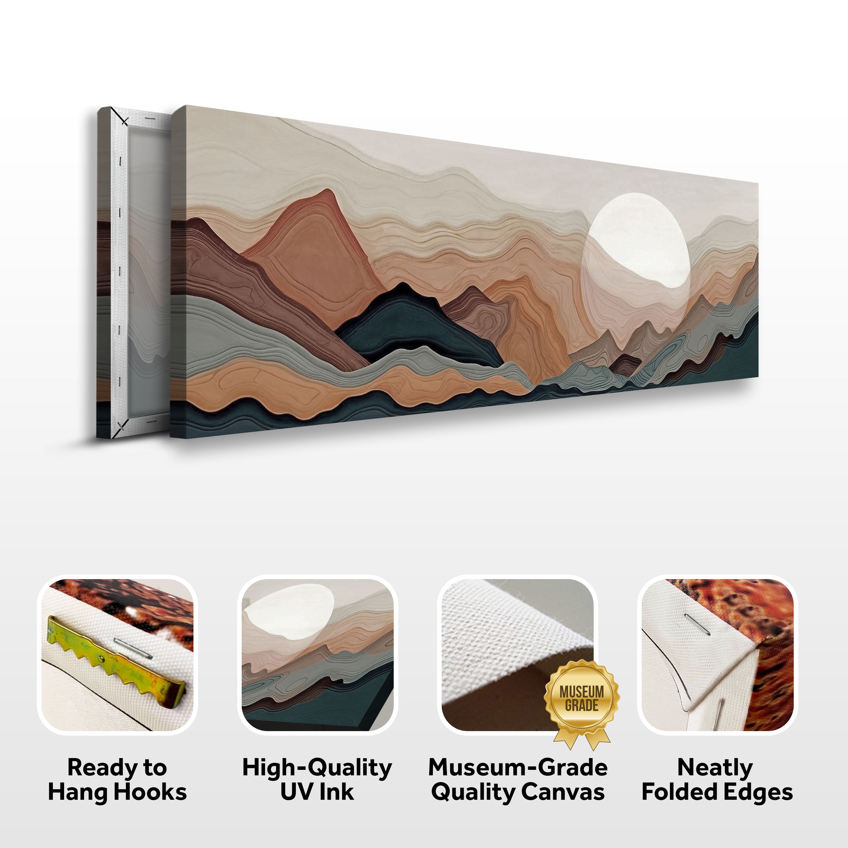Abstract Mountains Landscape Wall Art on sale at MyriadMart