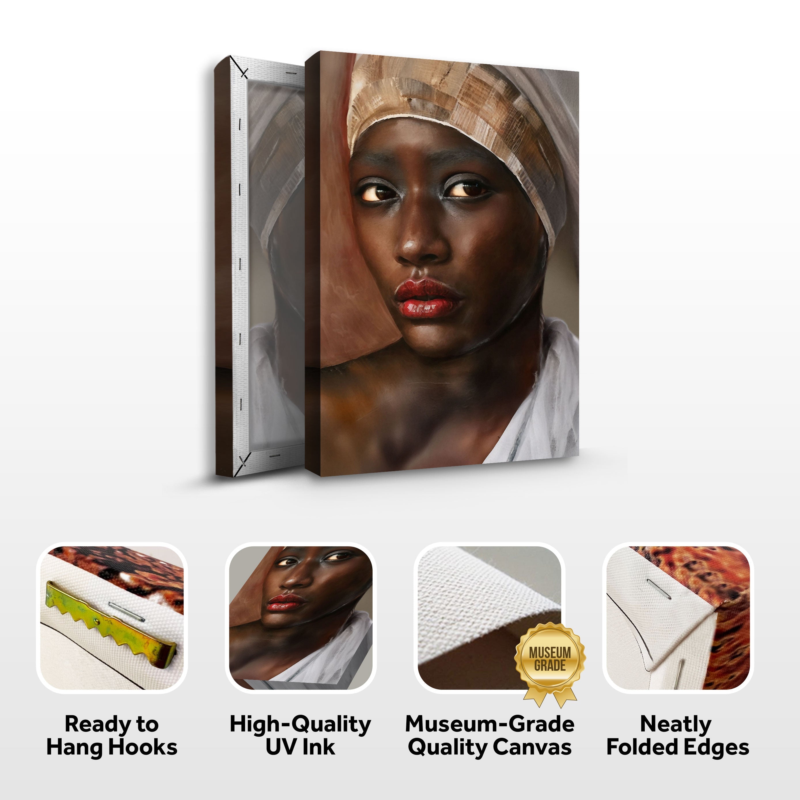 African Woman Painting Wall Art on sale at MyriadMart