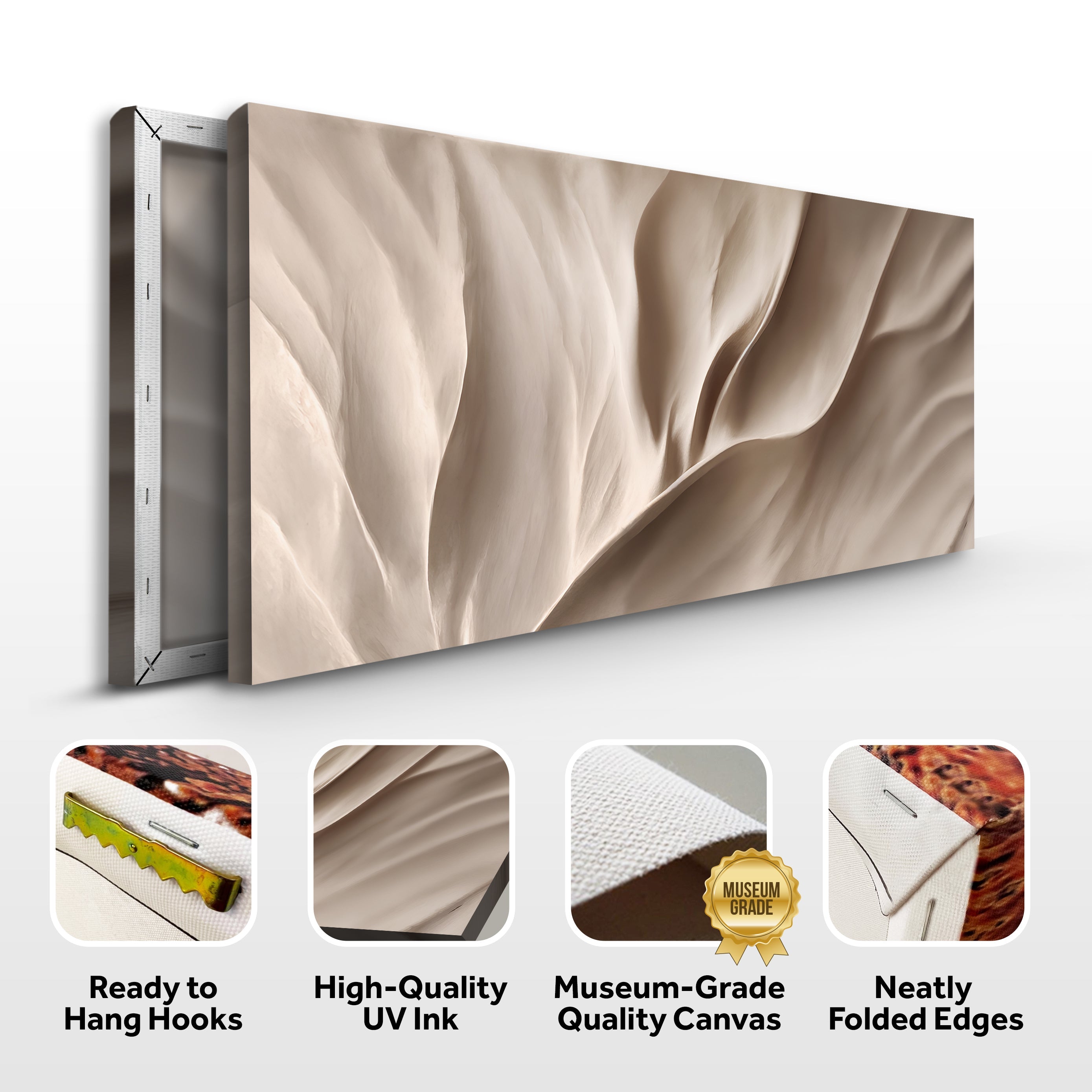 Soft Waves of Elegance Wall Art on sale at MyriadMart