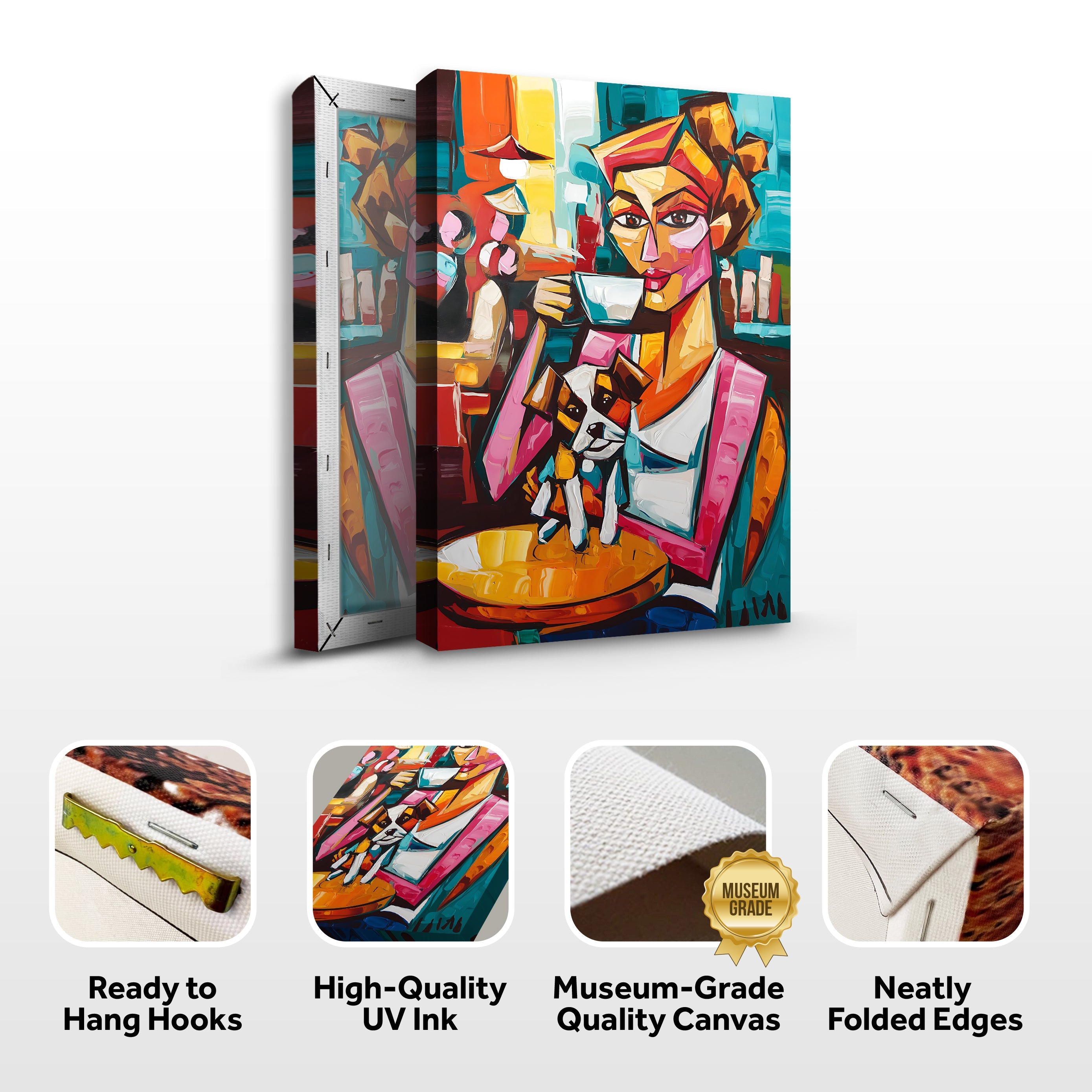 Neon Sips and Sparks Electric Wall Art on sale at MyriadMart