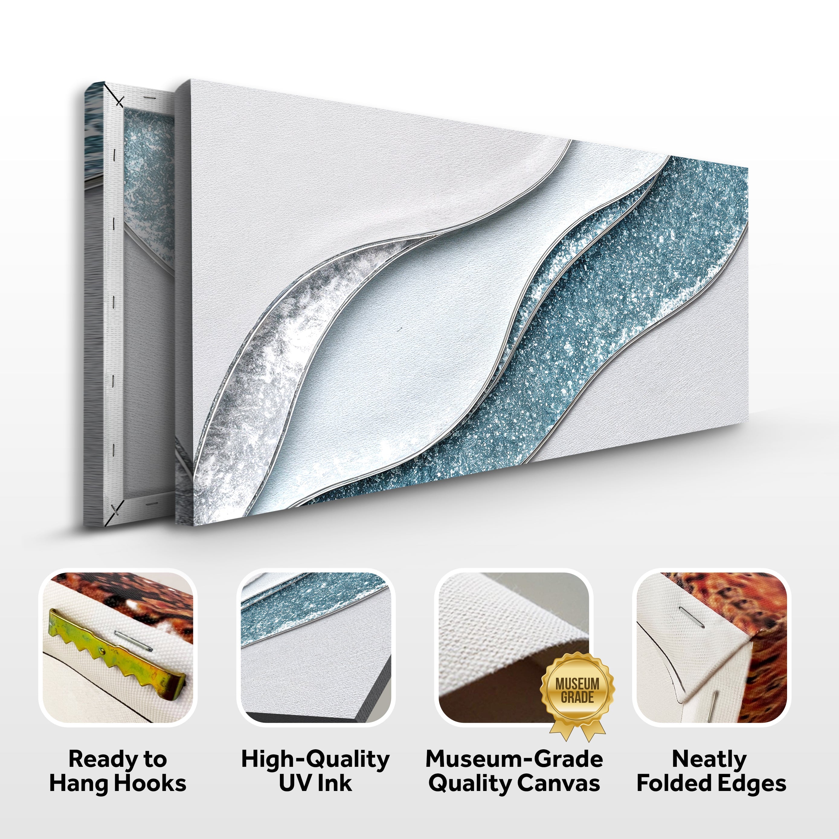 Lighter Waves Wall Art on sale at MyriadMart