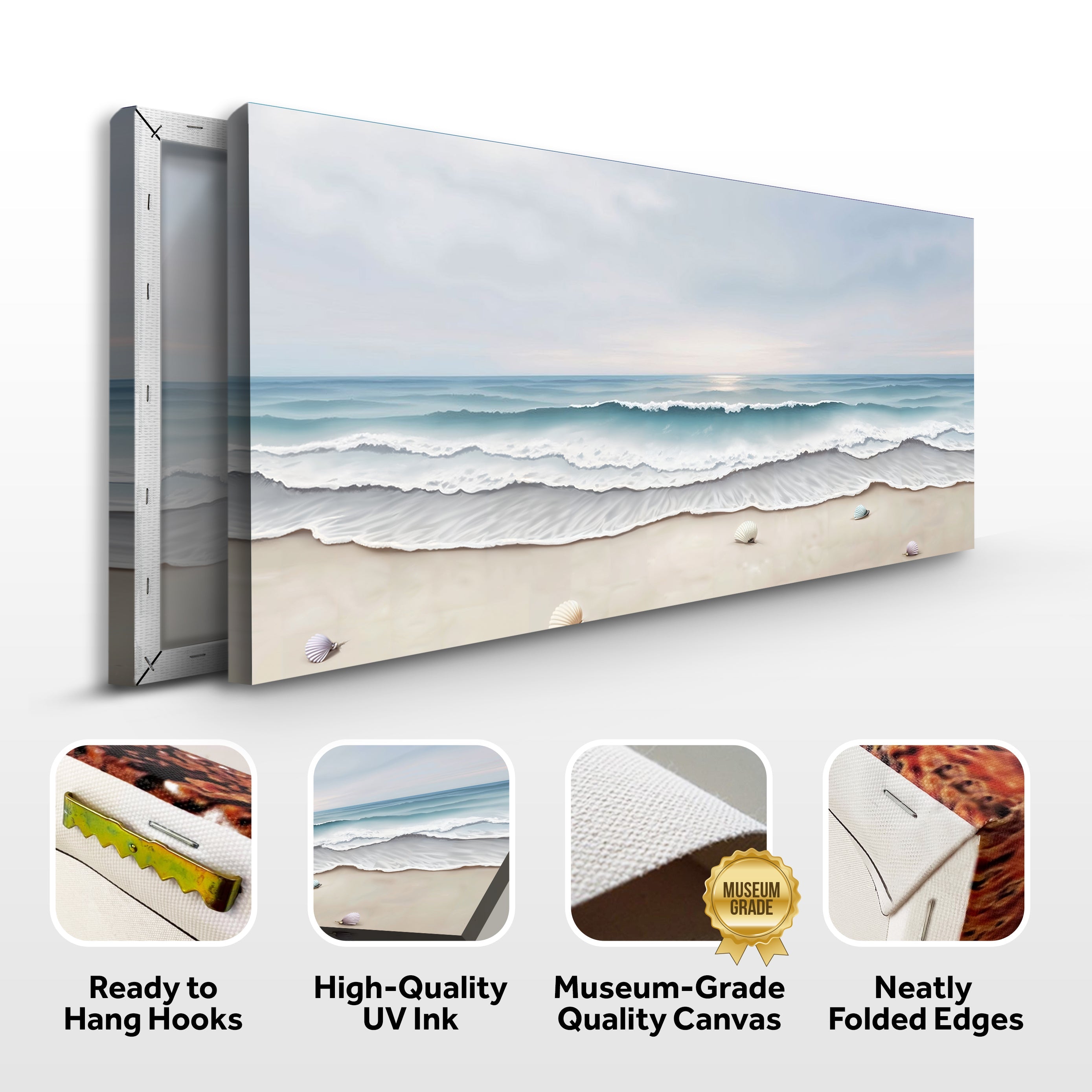Serene Ocean Wave Coastal Wall Art III on sale at MyriadMart