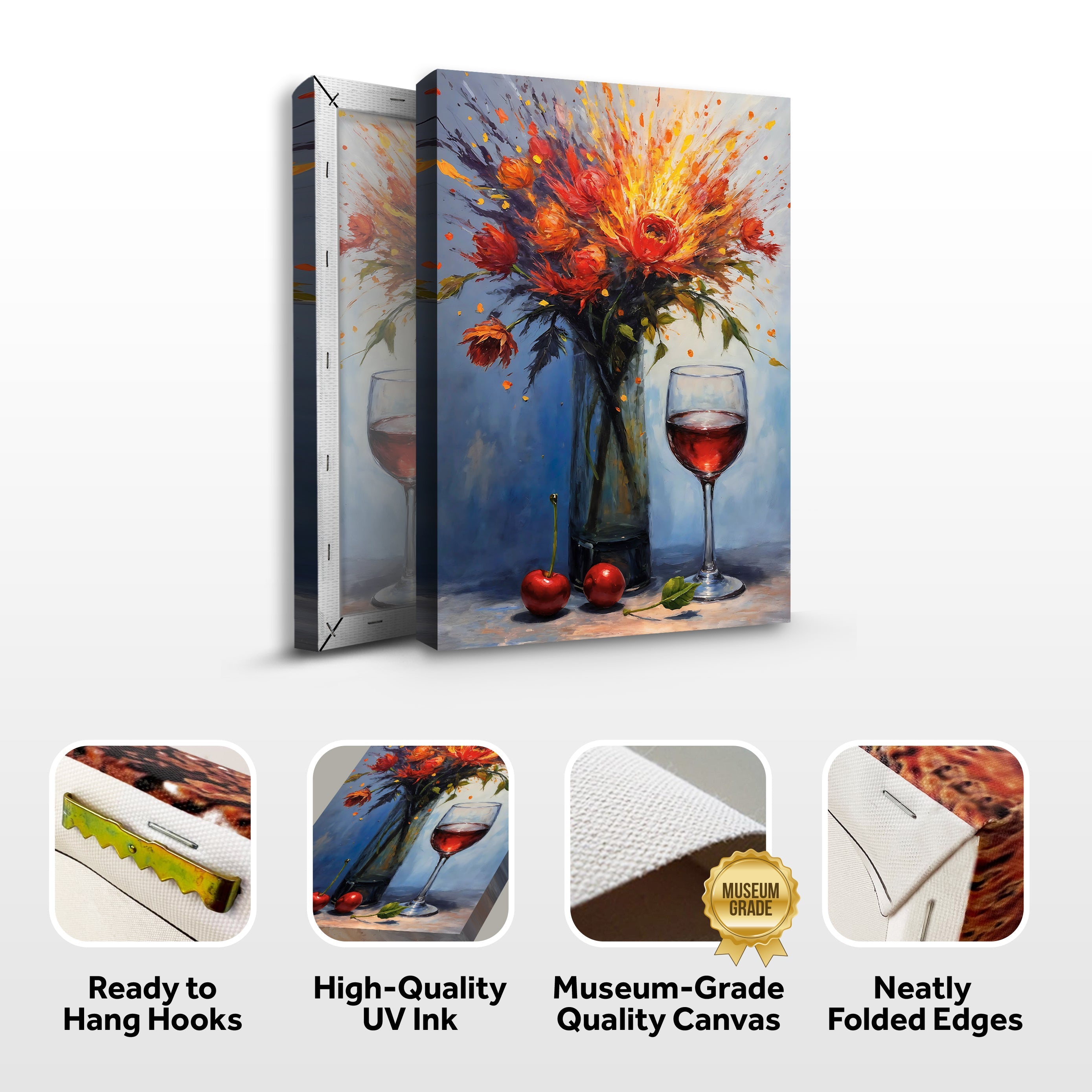 Dynamic Still Life Abstract Wall Art on sale at MyriadMart