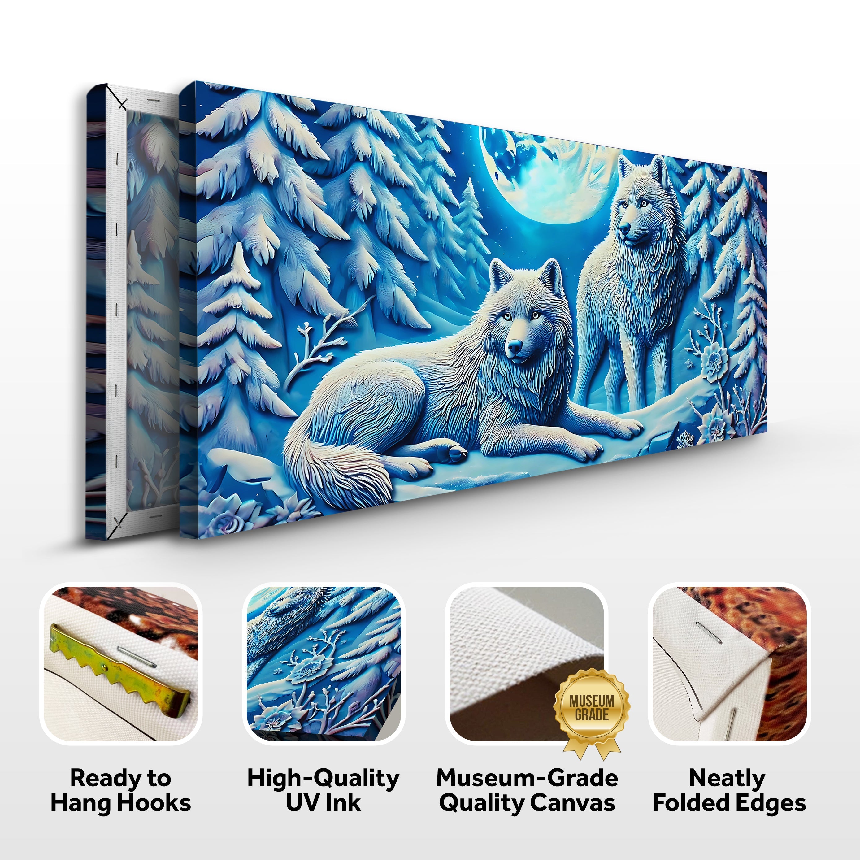 3D Wolves Wall Art V on sale at MyriadMart